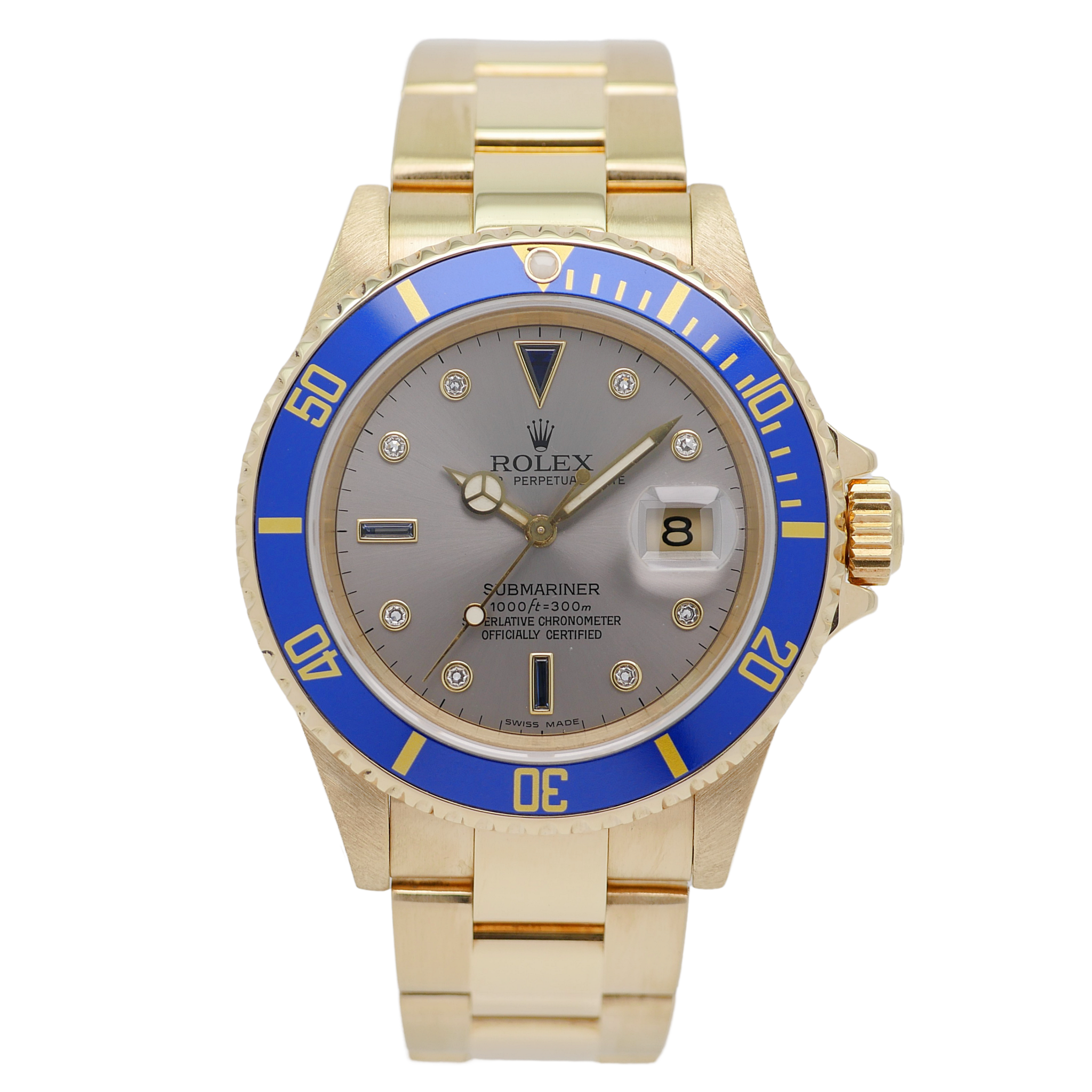 Rolex Submariner Date Gelbgold 1992 16618