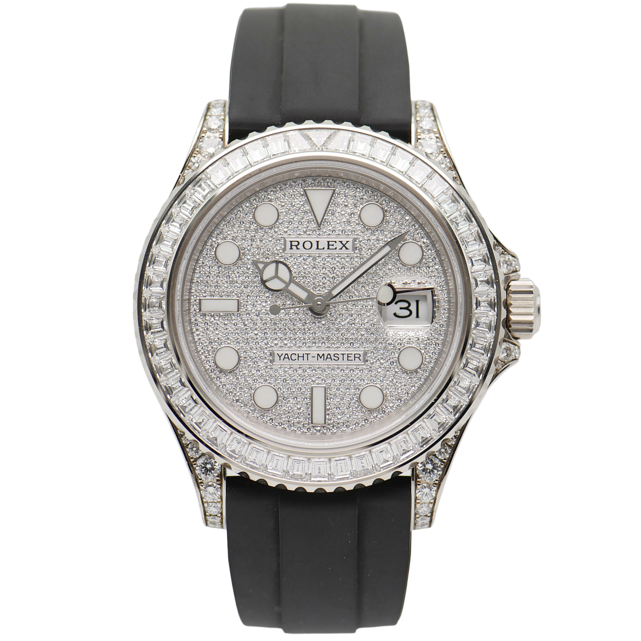 Yacht master diamond discount bezel