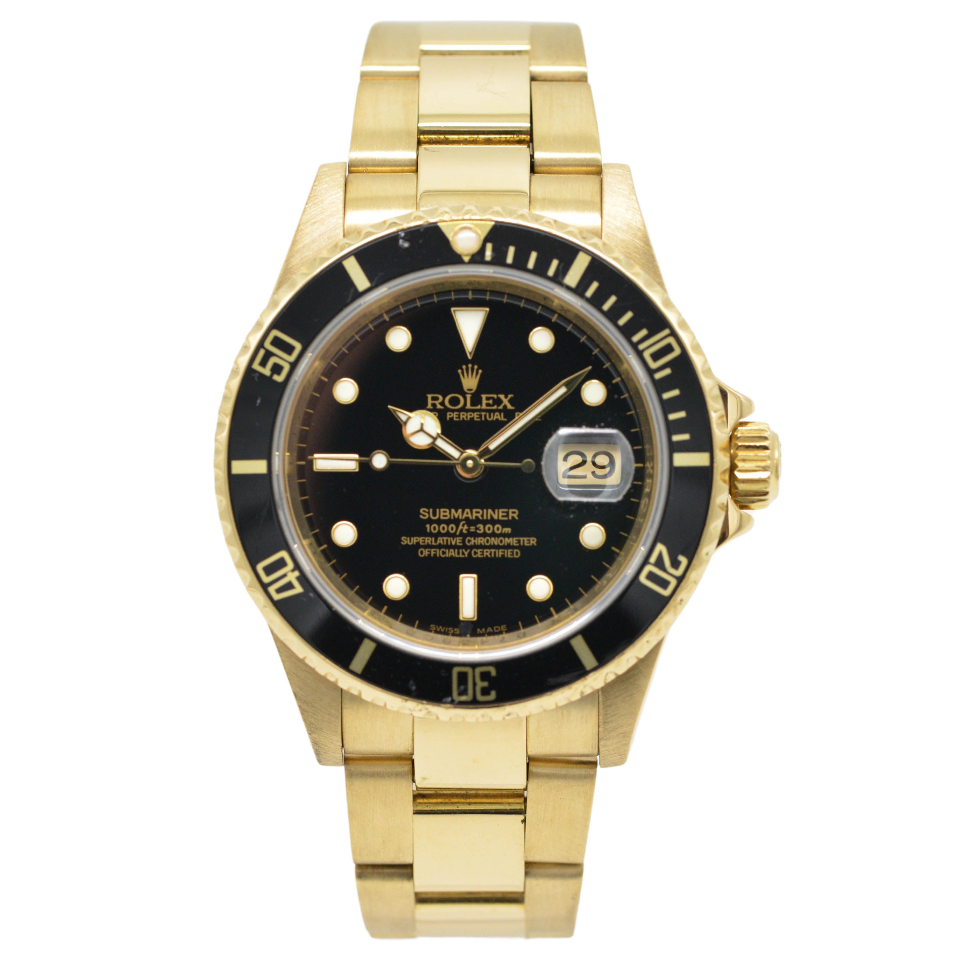 Rolex Submariner Gelbgold 16618 - 2006