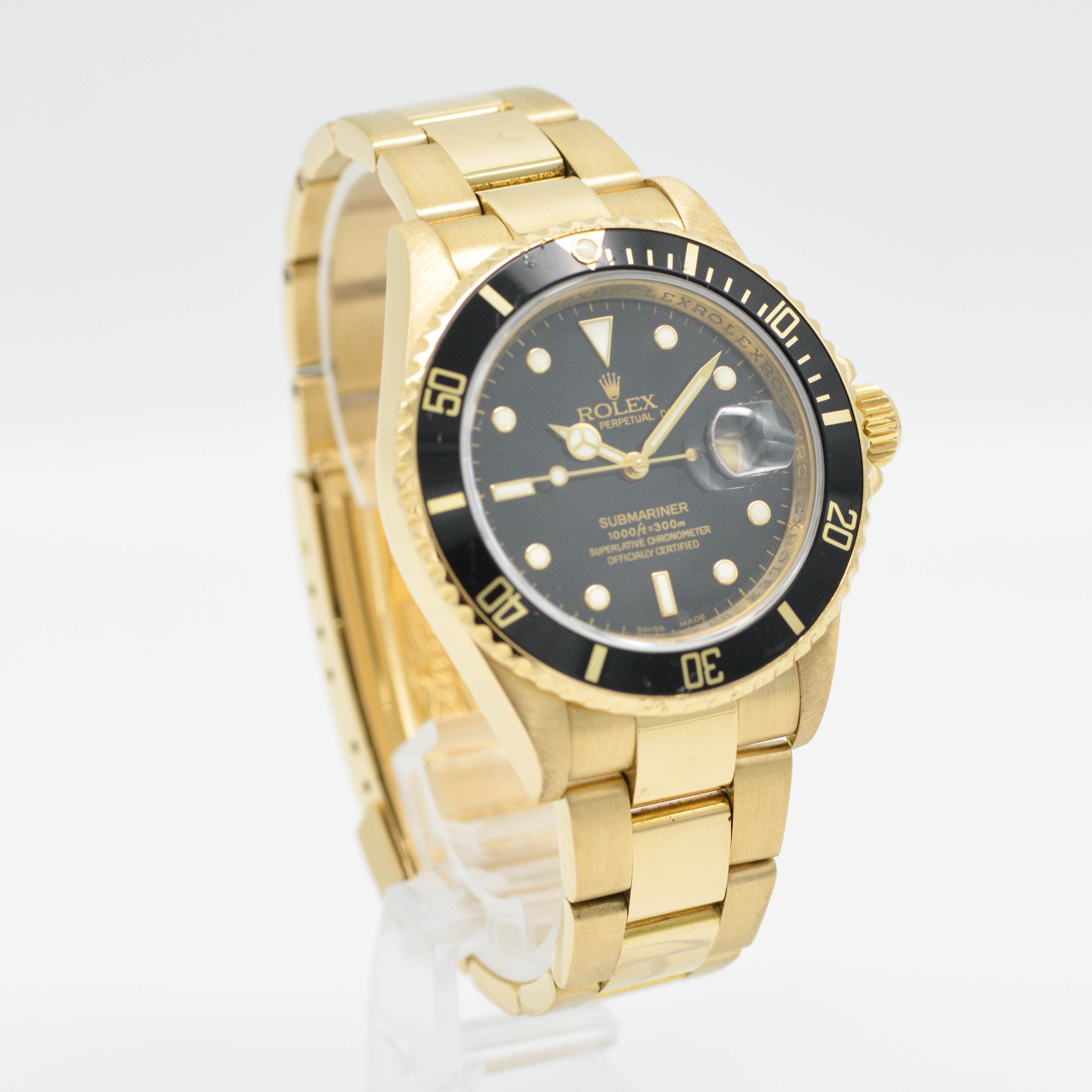 Rolex Submariner Gelbgold 16618 - 2006