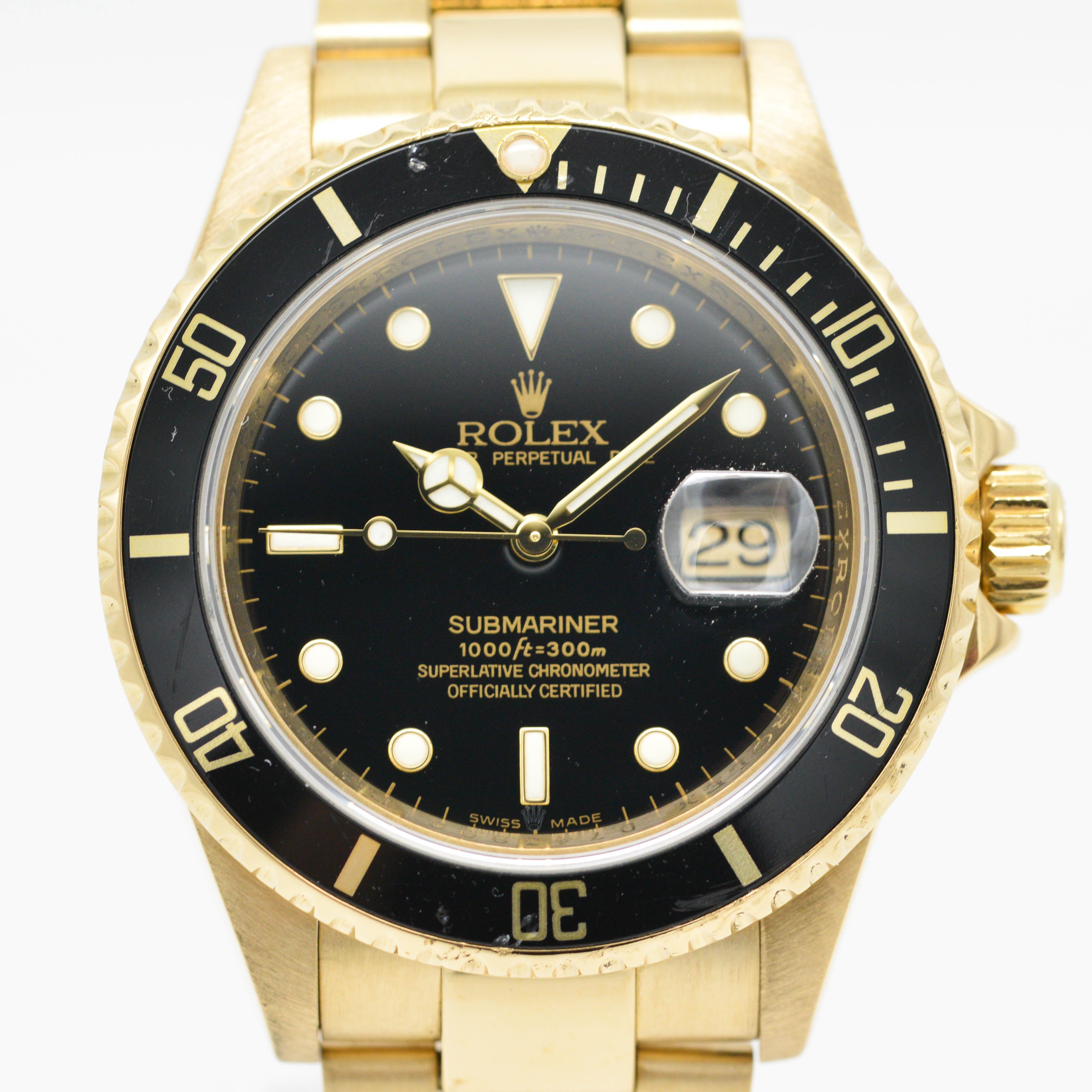 Rolex Submariner Gelbgold 16618 - 2006