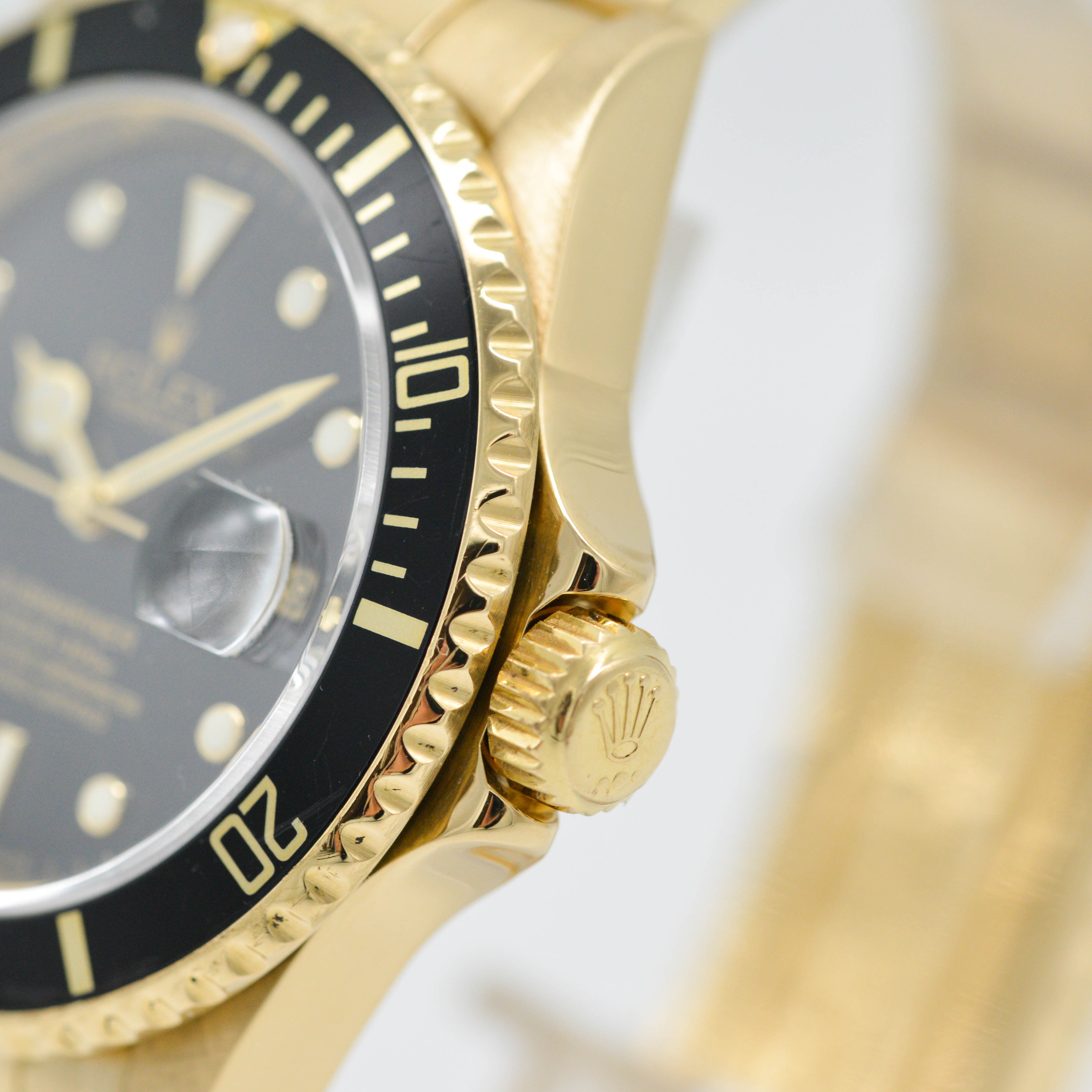 Rolex Submariner Gelbgold 16618 - 2006