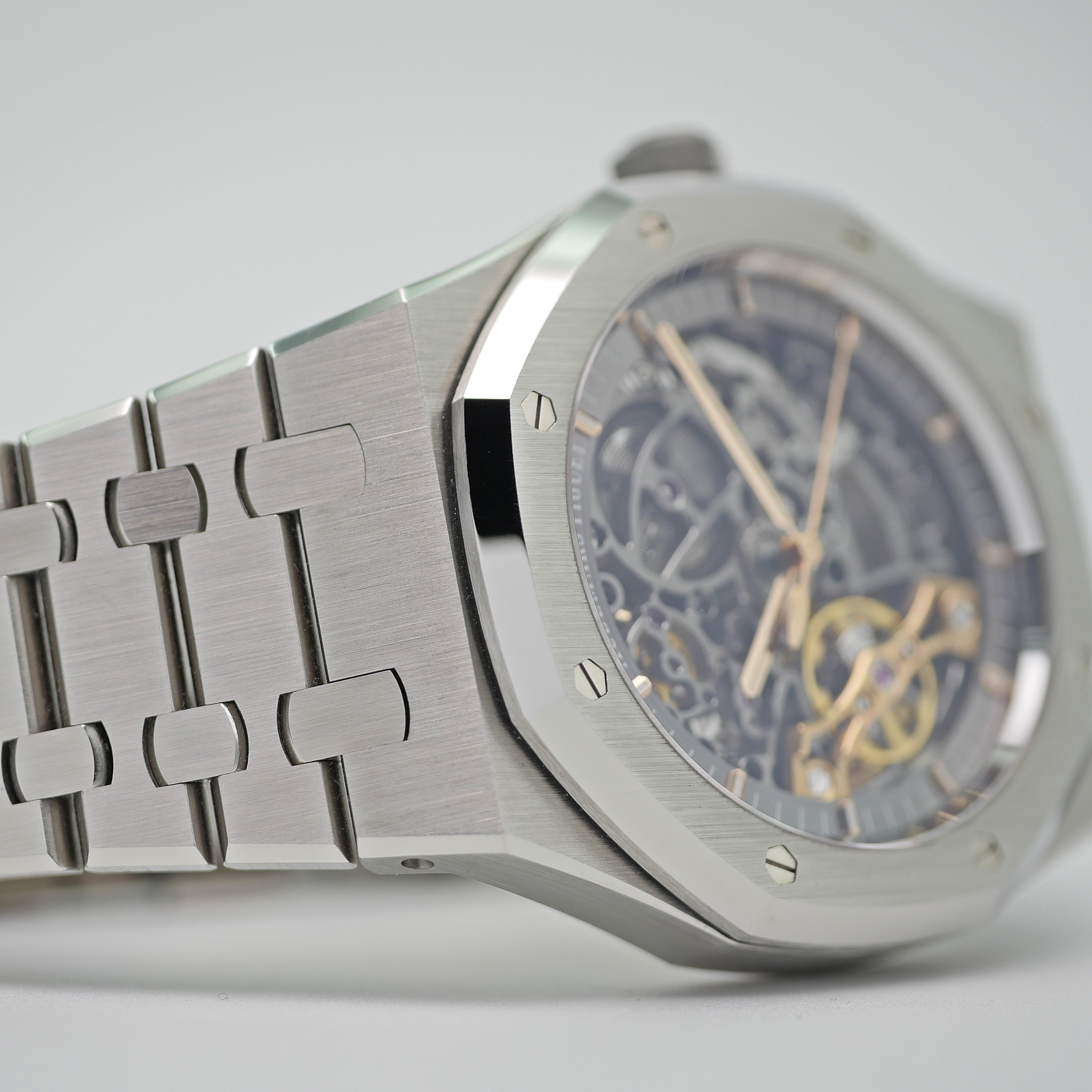 Audemars Piguet Royal Oak Openworked Double Balance 15407ST.OO.1220ST.01
