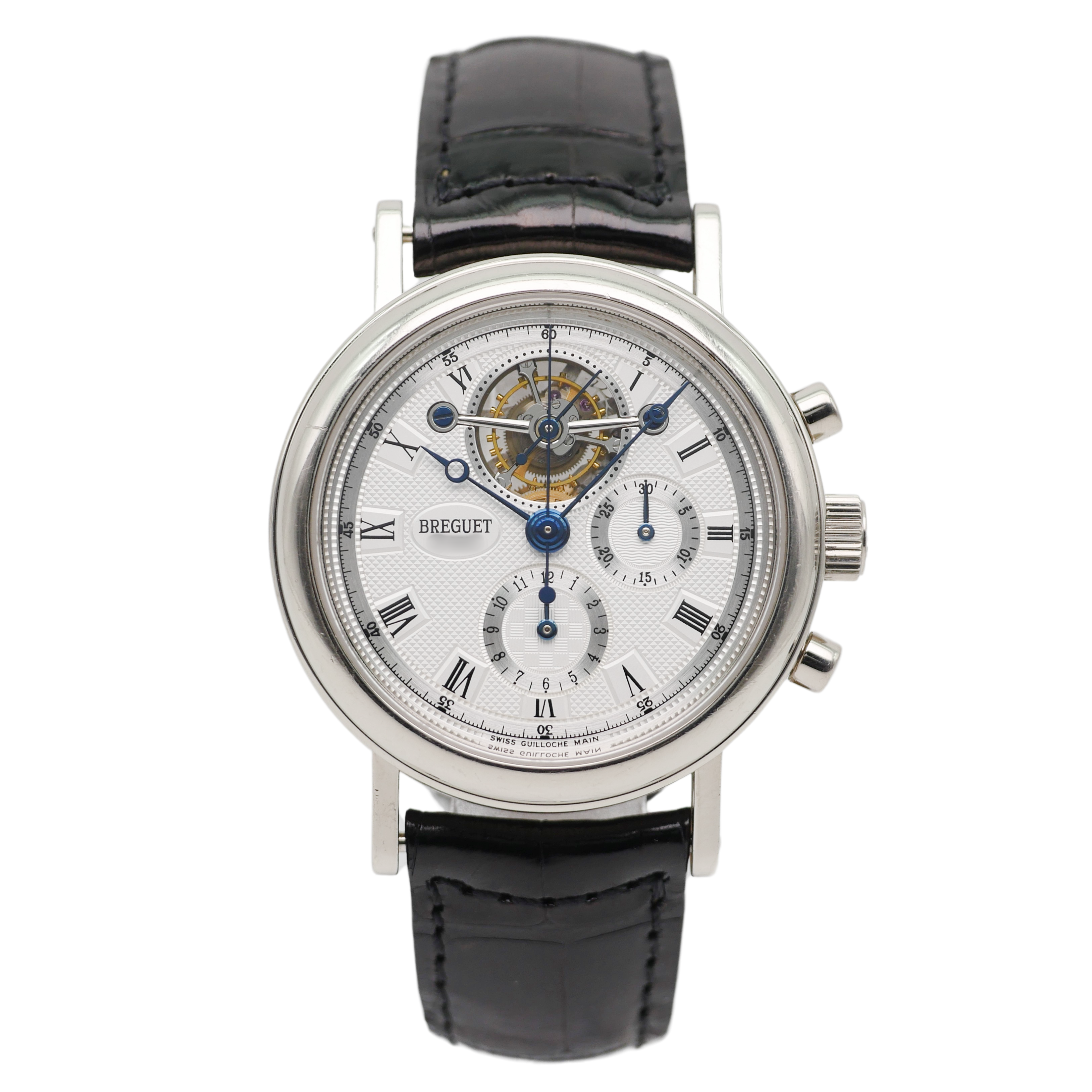 Breguet Classique Complications Tourbillon Chronograph Weißgold 3577