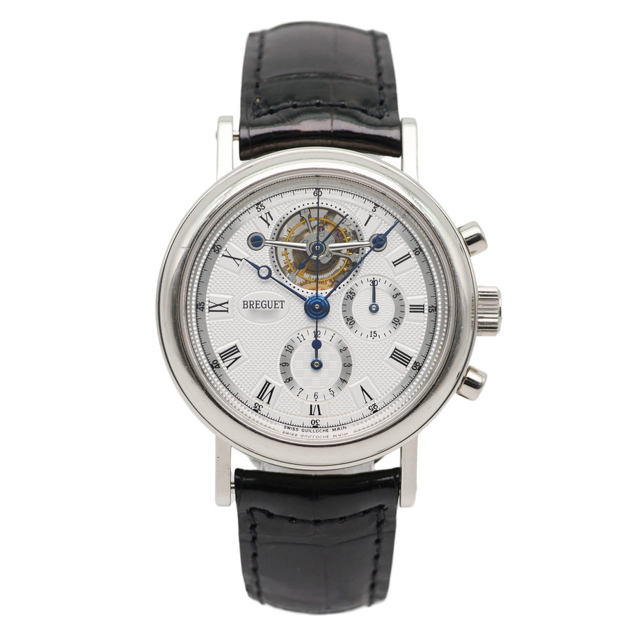 Breguet Classique Complications Tourbillon Chronograph White Gold 3577