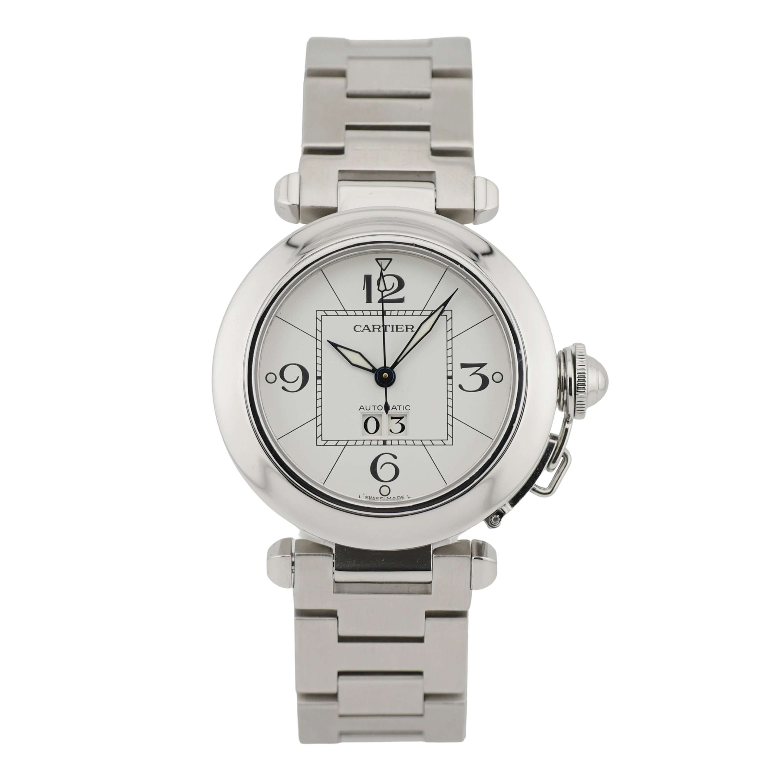 Cartier Pasha C Stahl 2475 - 2003