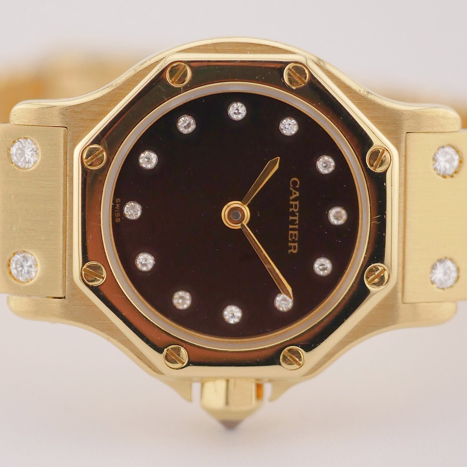 Cartier Santos Octagon Gelbgold 0906