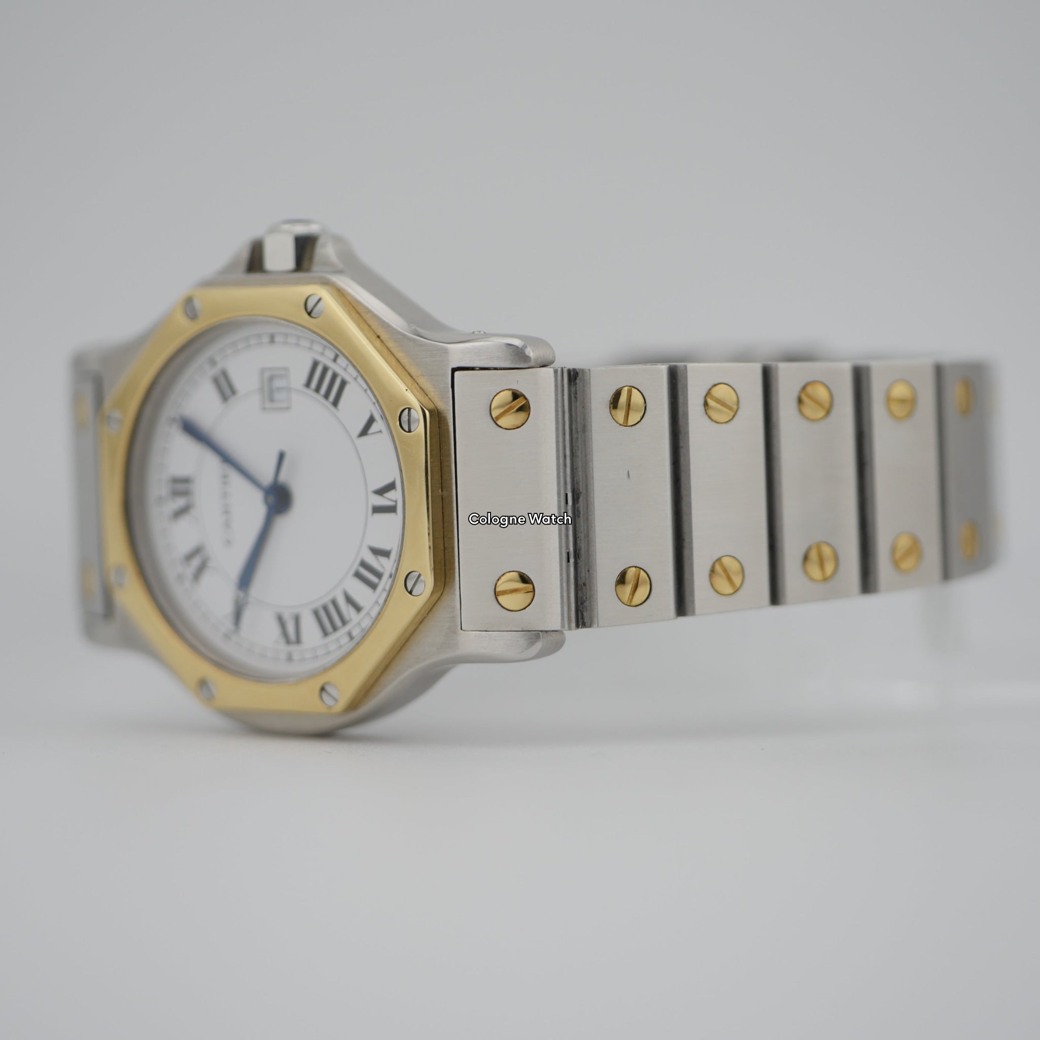 Cartier Santos Octagon Stahl / Gelbgold 2966