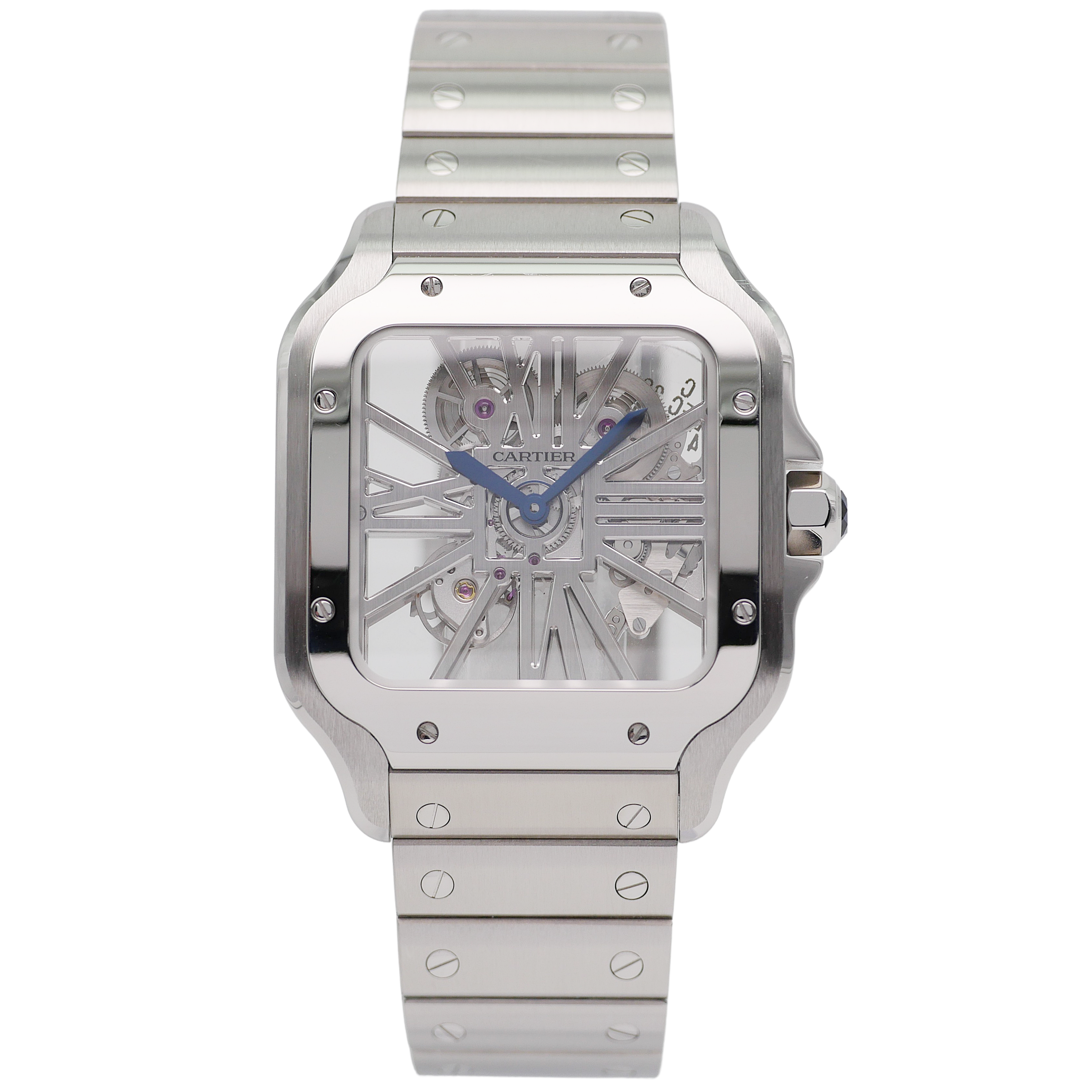 Cartier Santos Skeleton Steel WHSA0015 2021