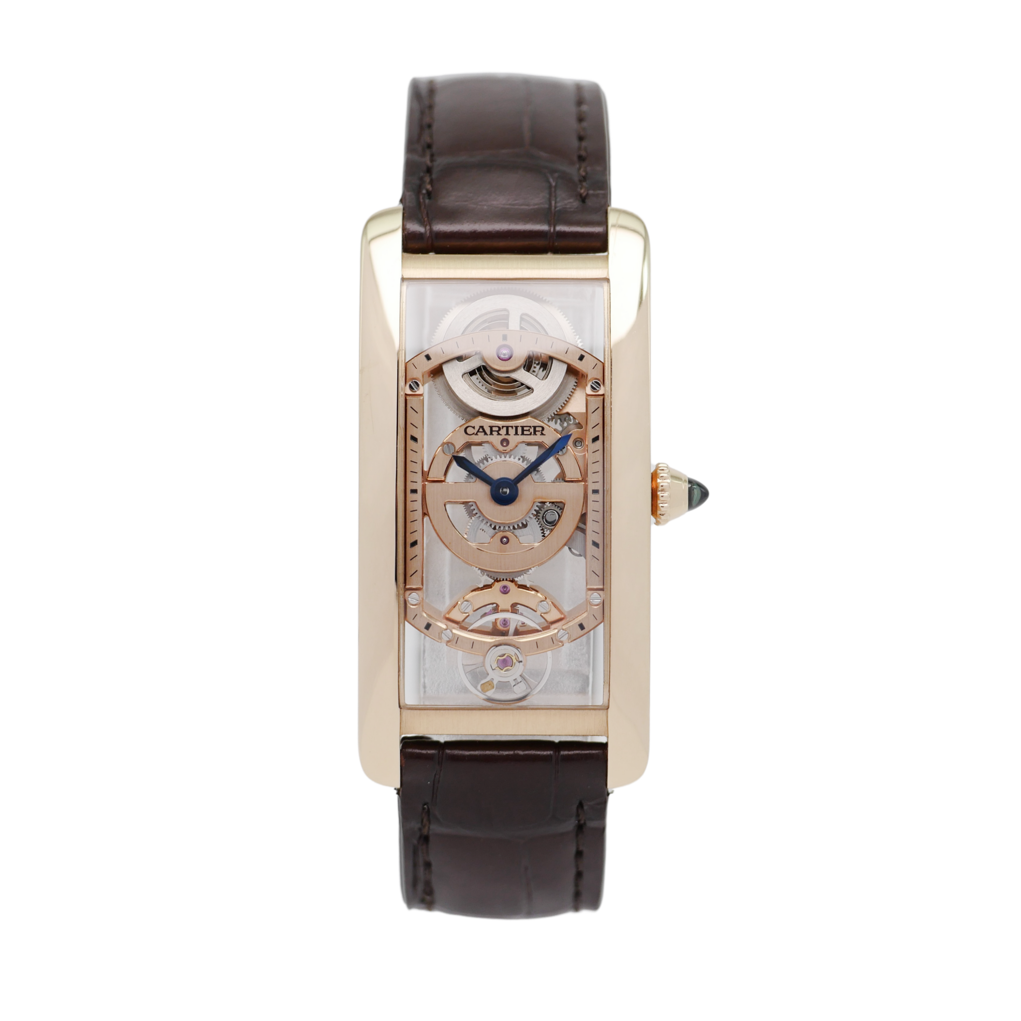 Cartier Tank Cintrée Large Model Rose Gold WHTA0008 
