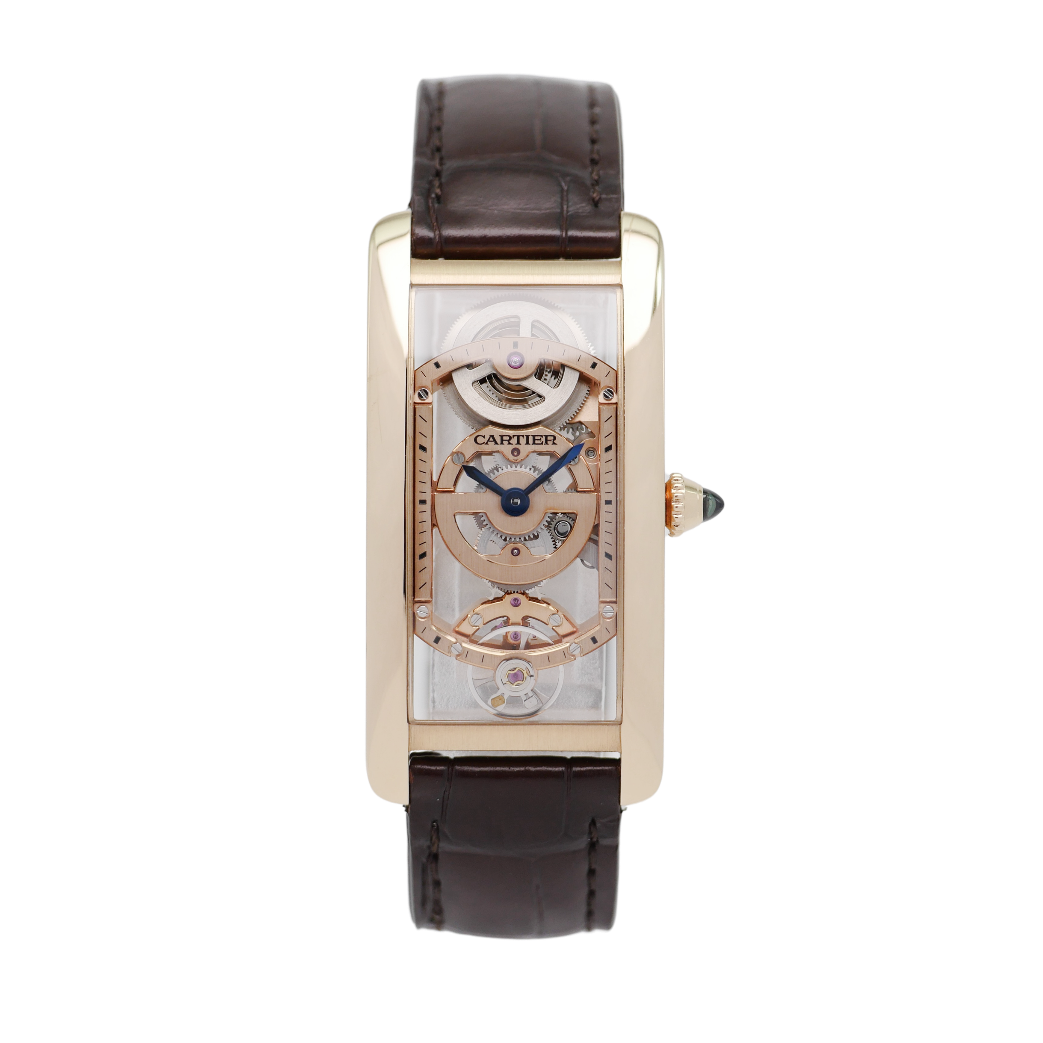Cartier Tank Cintrée Large Model Rose Gold WHTA0008 