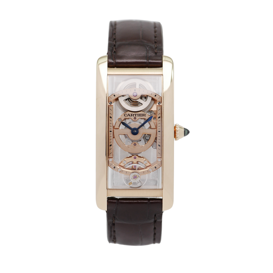 Cartier Tank Cintrée Large Model Rose Gold WHTA0008