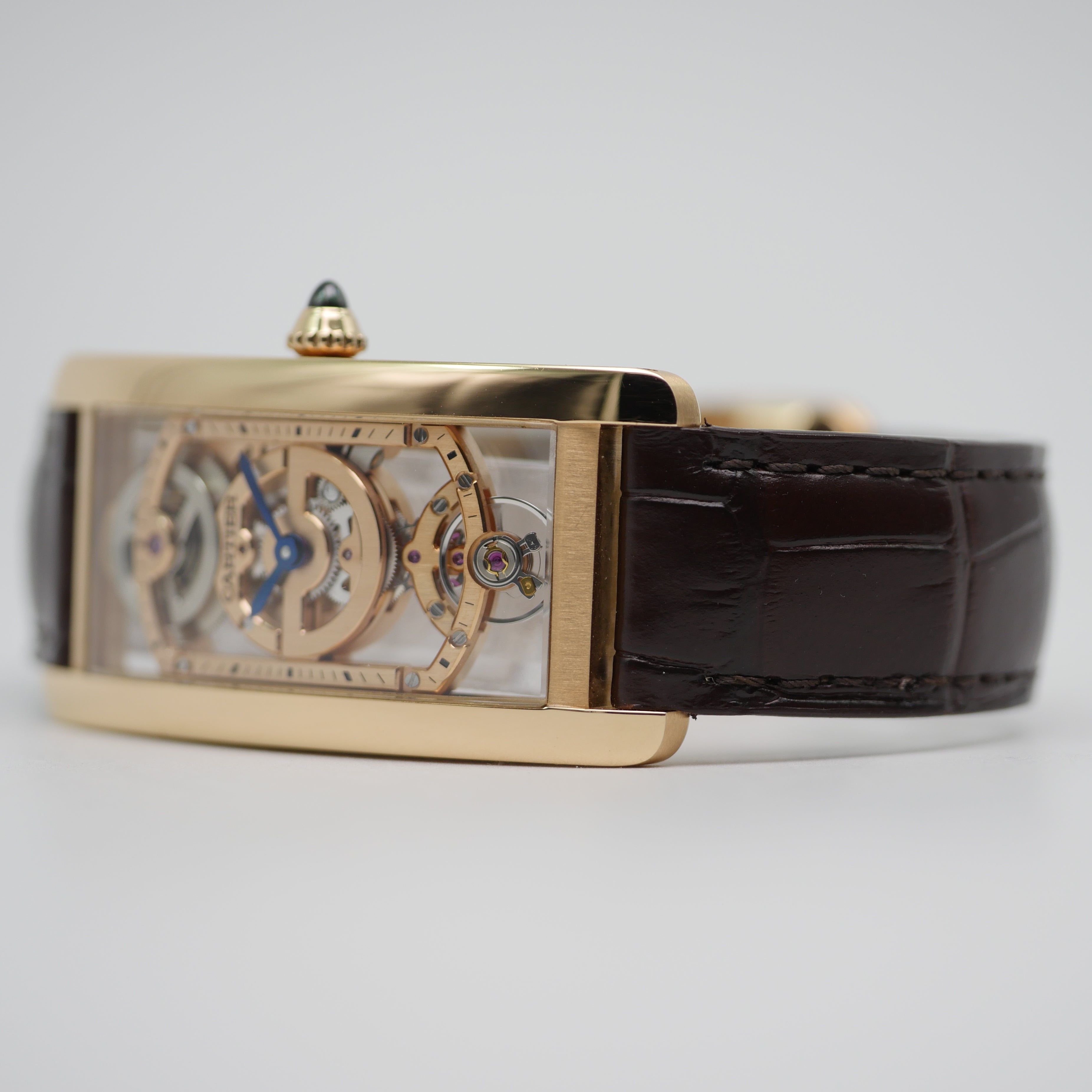 Cartier Tank Cintrée Large Model Rose Gold WHTA0008 