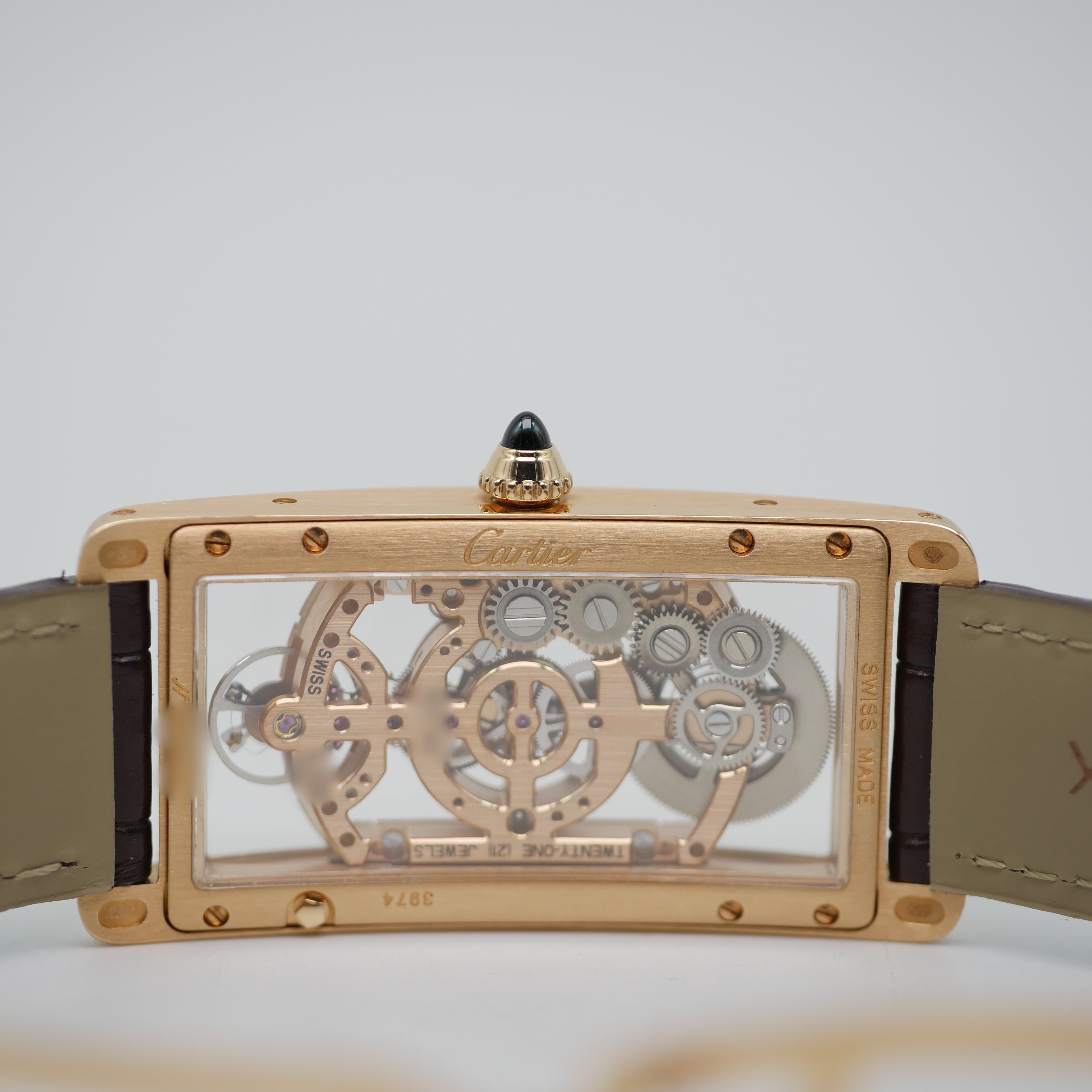 Cartier Tank Cintrée Large Model Roségold WHTA0008