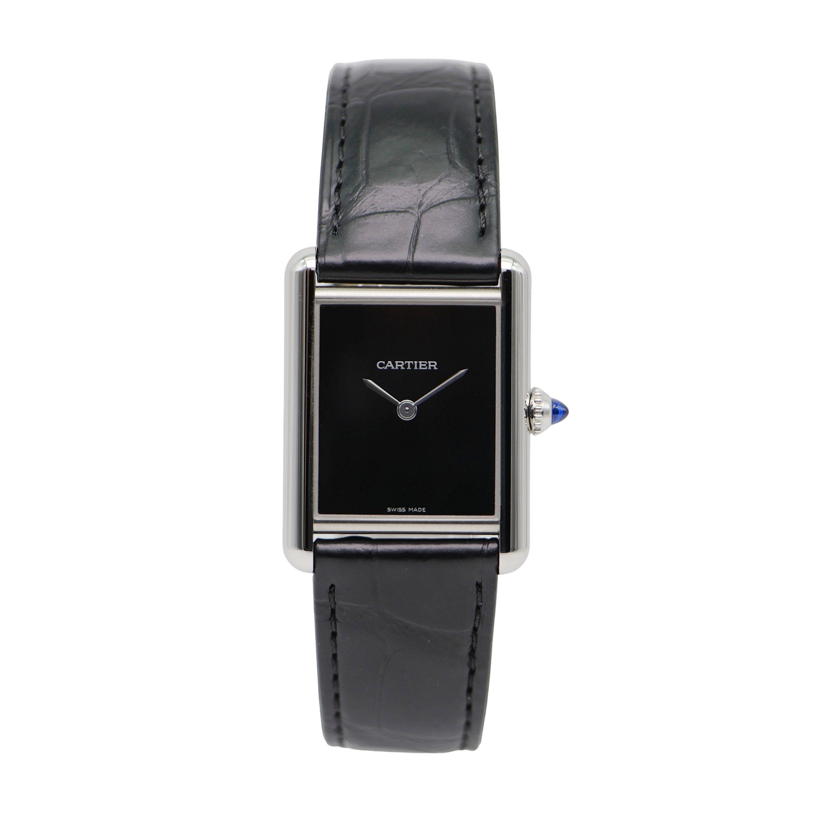 Cartier Tank Top Black Steel WSTA0072 - 2024 