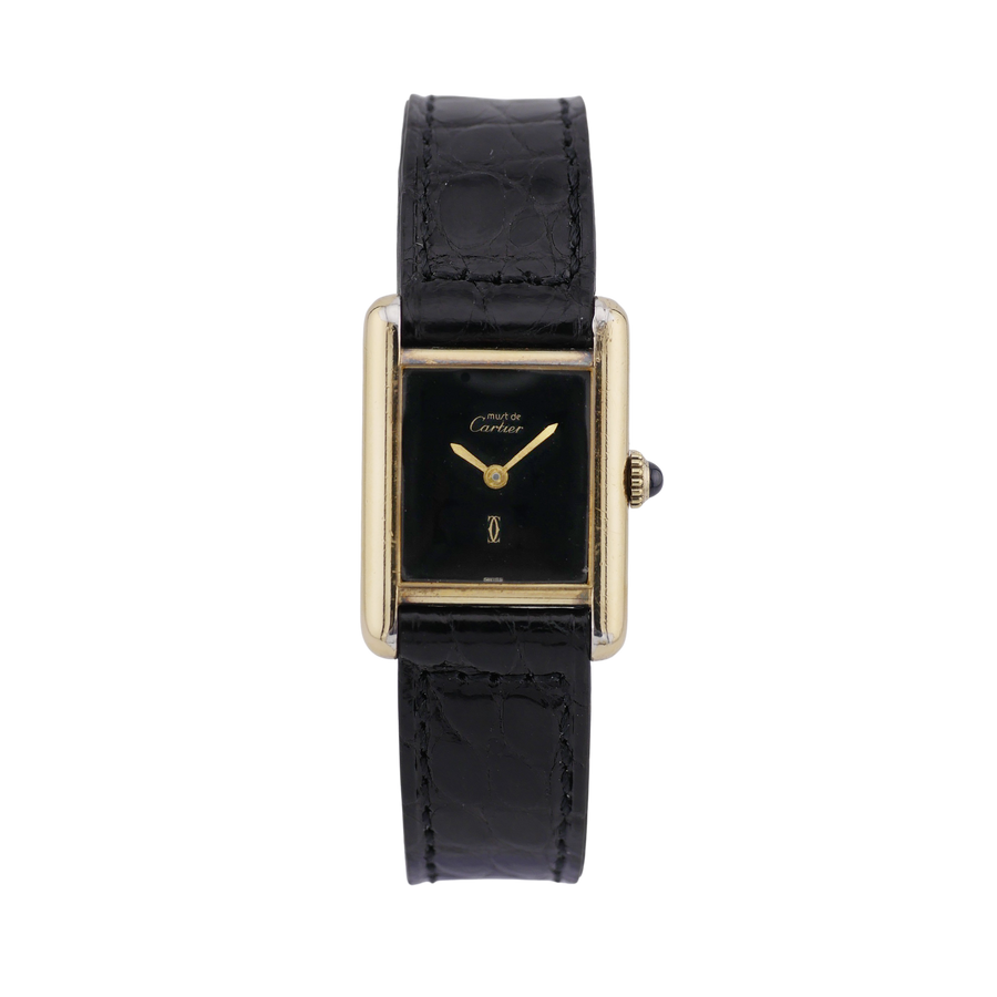 Cartier Tank Vermeil Silber / Vergoldet 3 66001