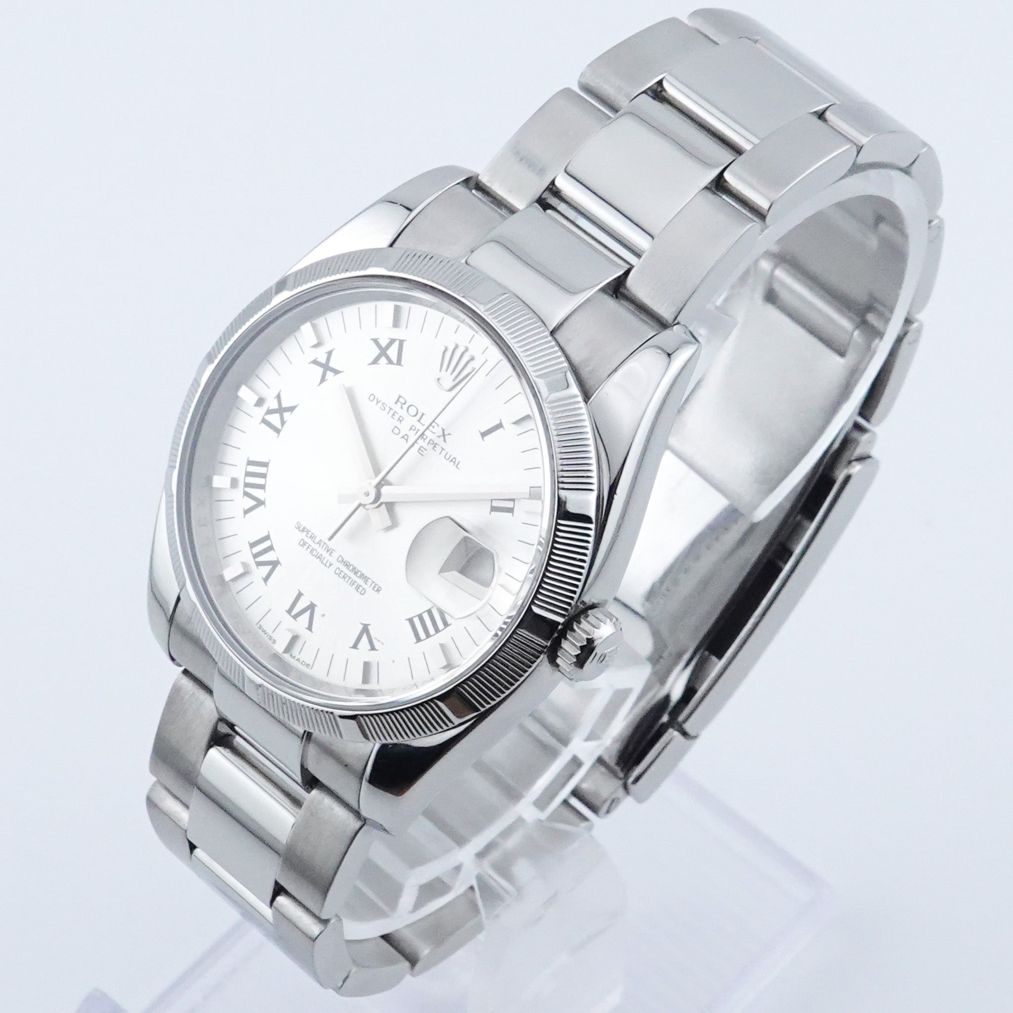 Rolex Oyster Perpetual Date 115210 Stahl - 2009