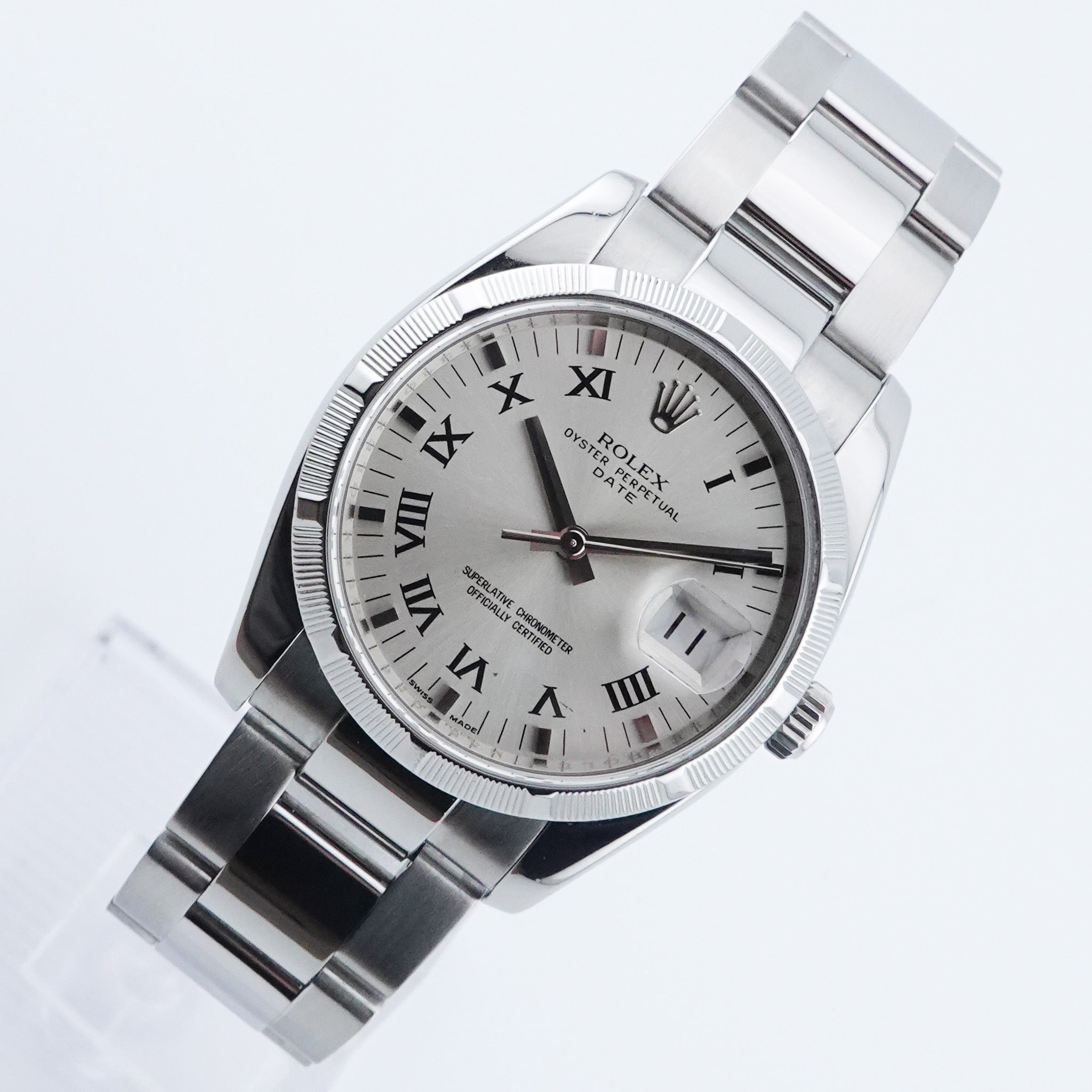 Rolex Oyster Perpetual Date 115210 Stahl - 2009