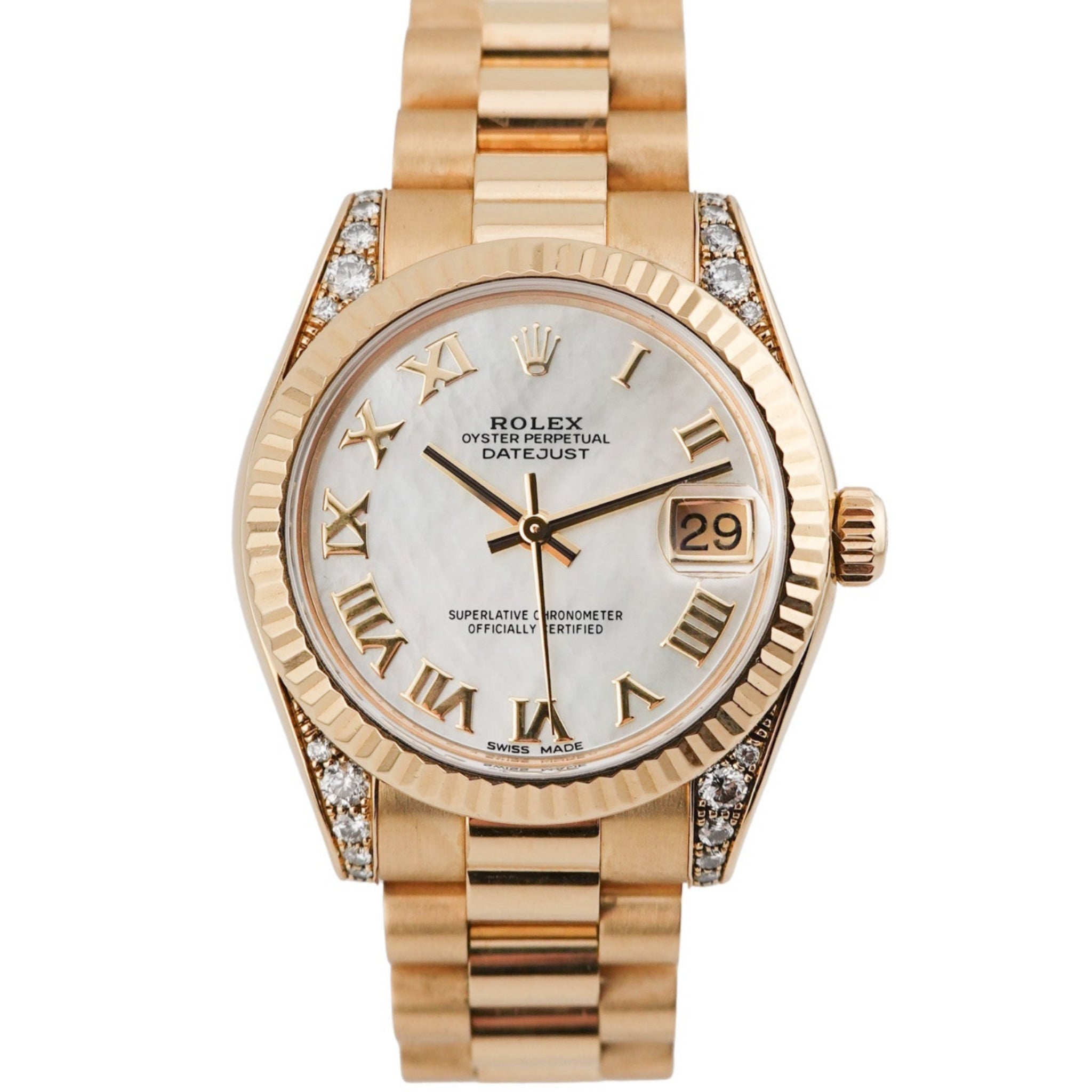 Rolex Datejust 31 Gelbgold Factory 178238 only watch