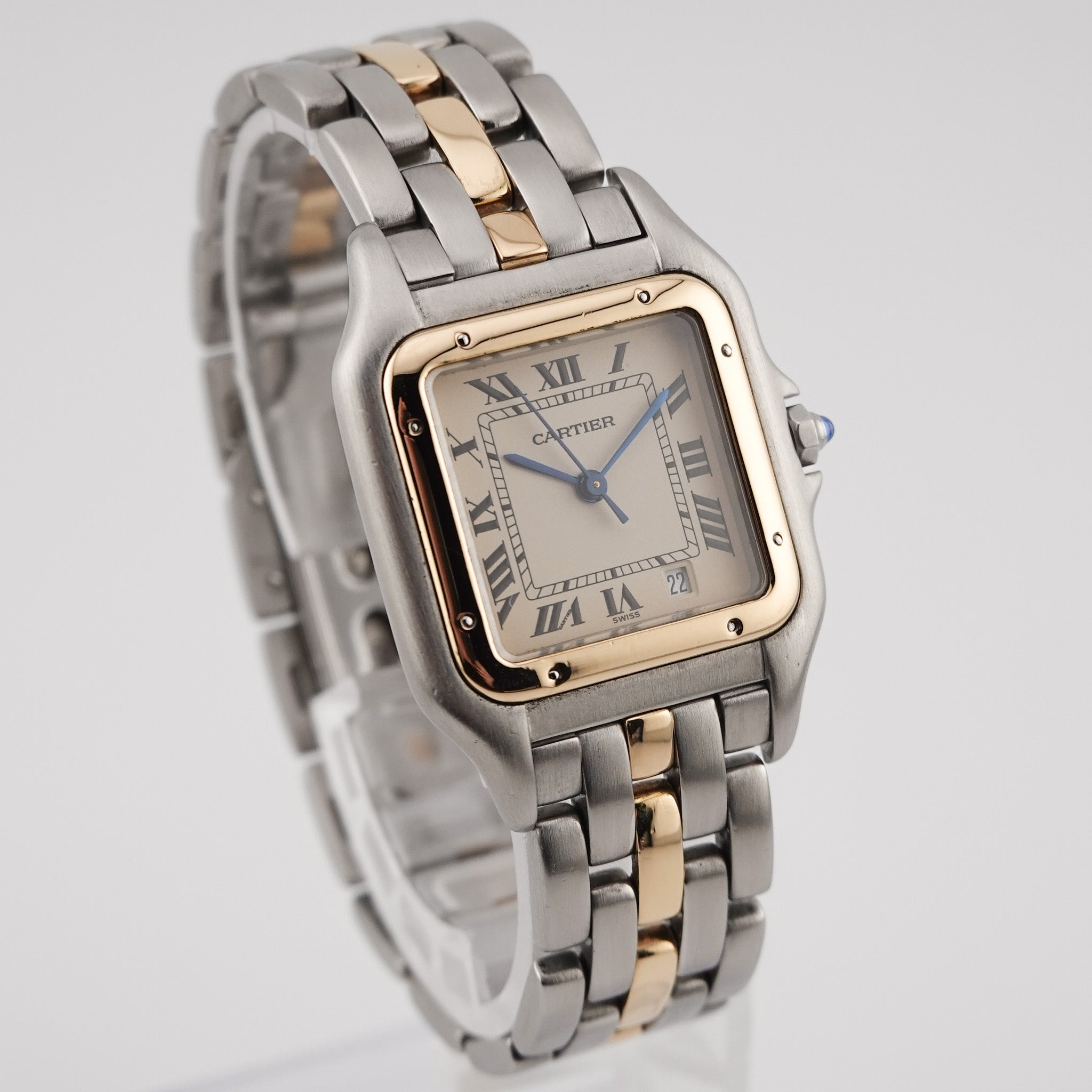 Cartier Panthere Stahl / Gold Large