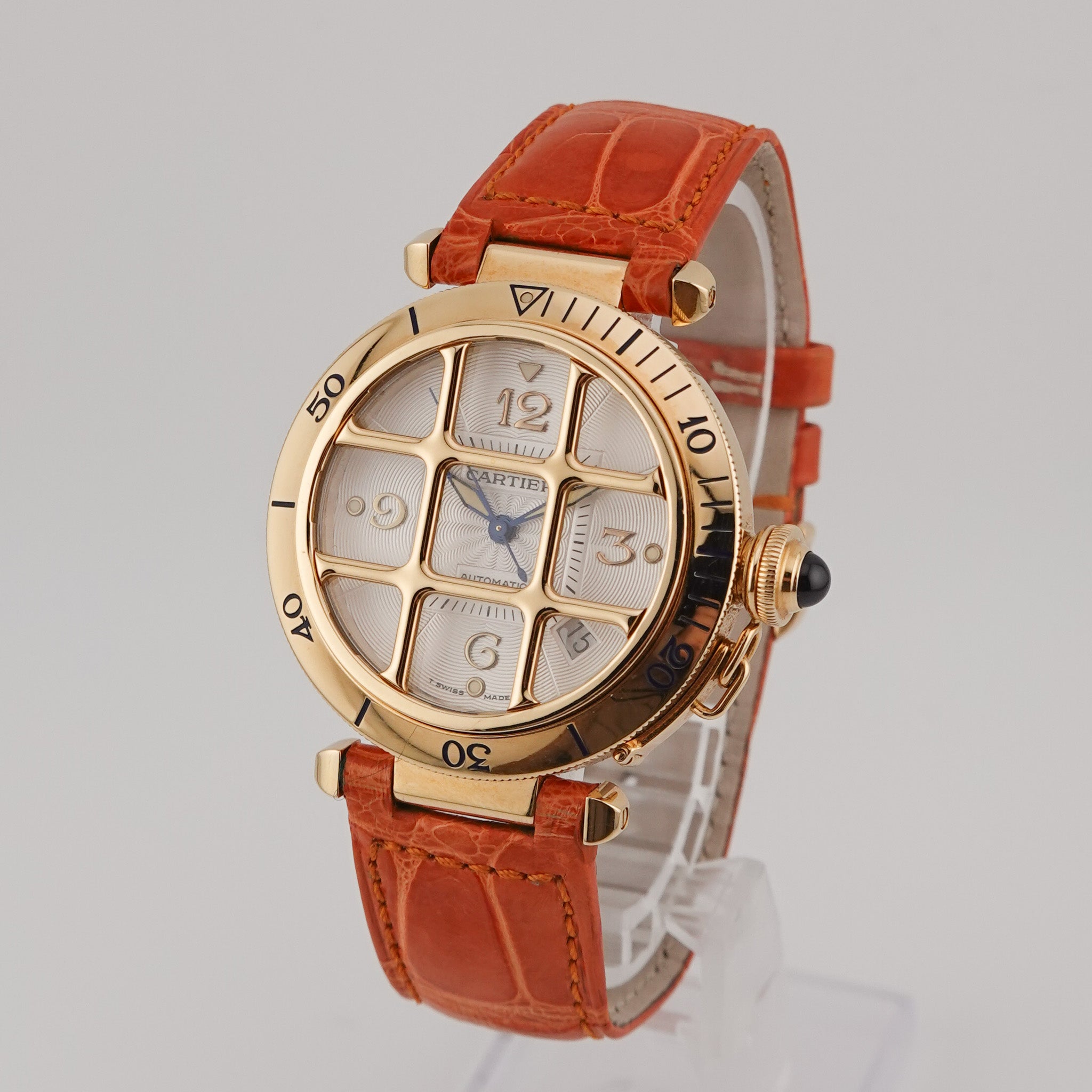 Cartier Pasha Gelbgold Automatik