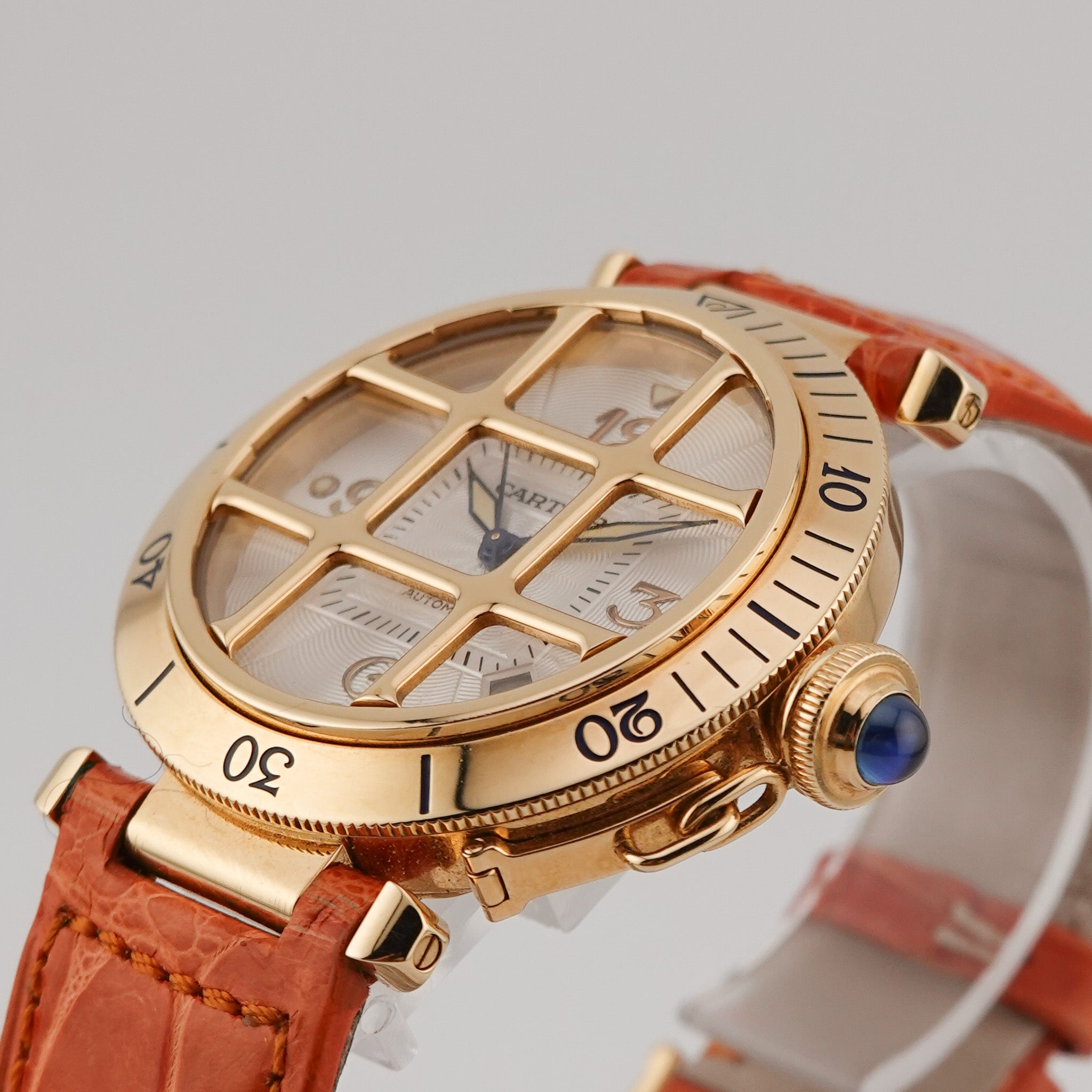 Cartier Pasha Gelbgold Automatik