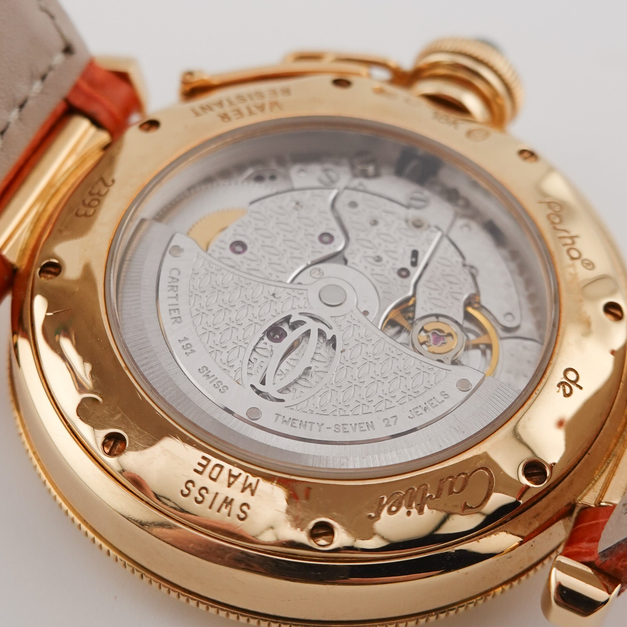 Cartier Pasha Gelbgold Automatik
