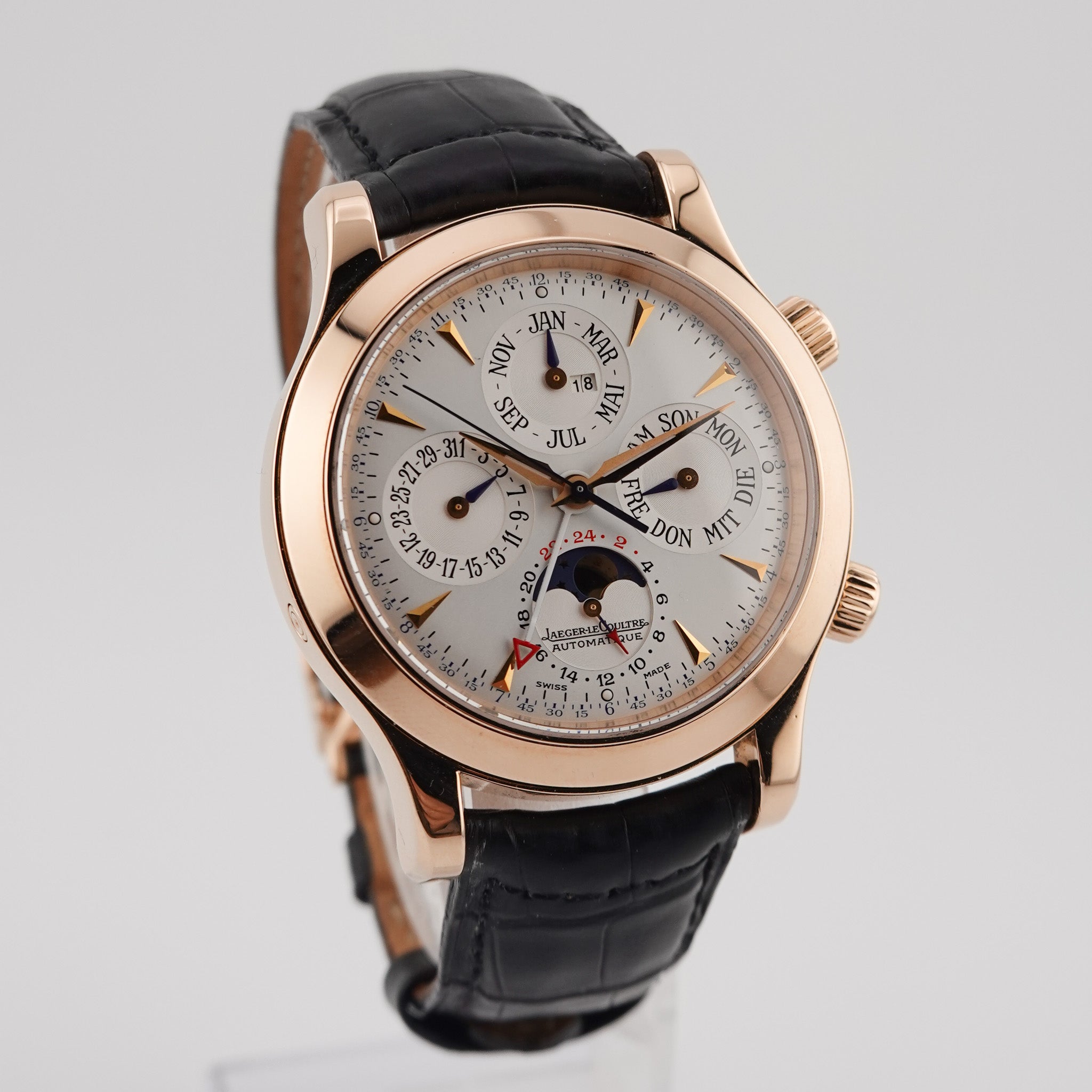Jaeger Le Coultre Master Grand Memovox Rose Gold 146.240.952