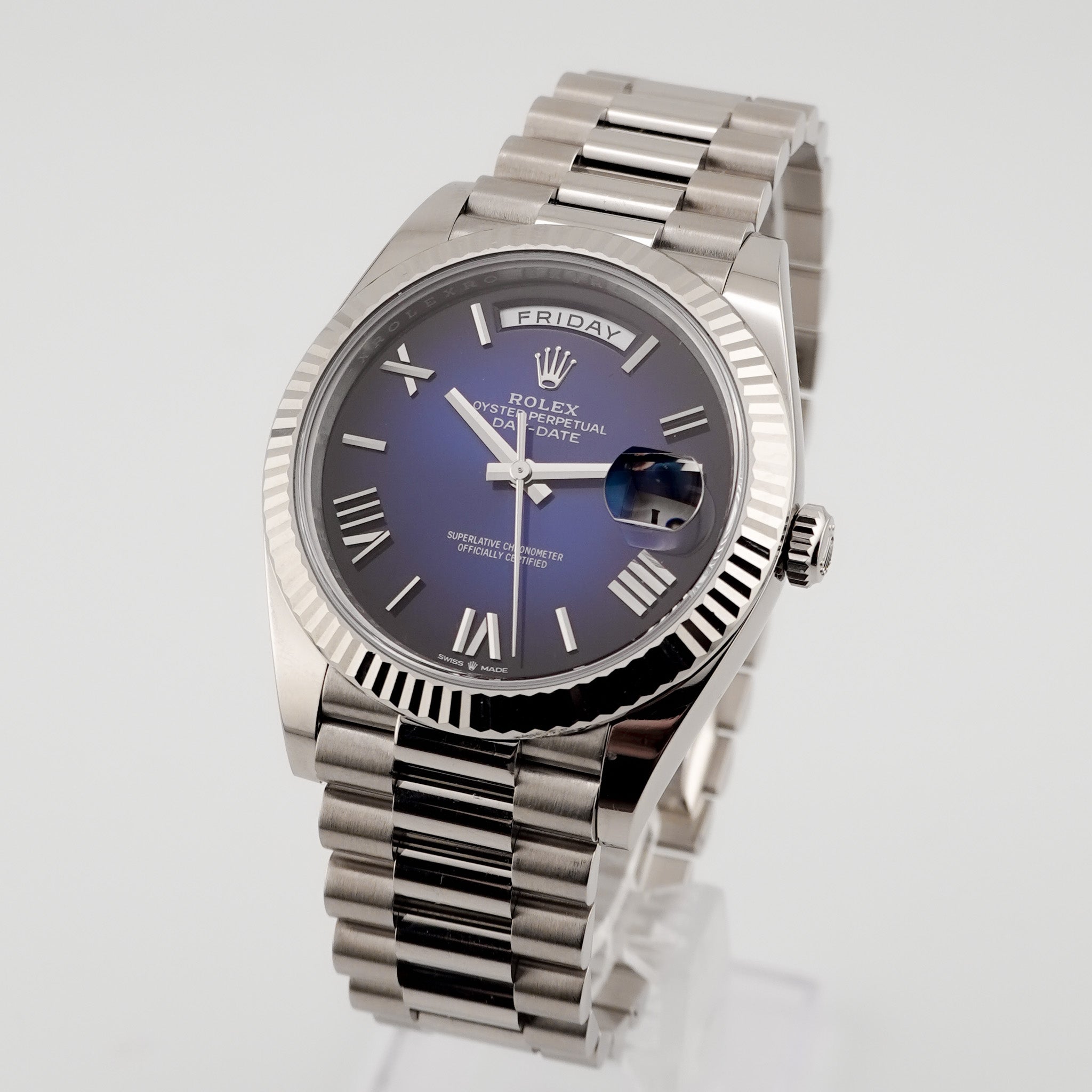 Rolex Day-Date 40 White Gold 228239 Ombre - 2024