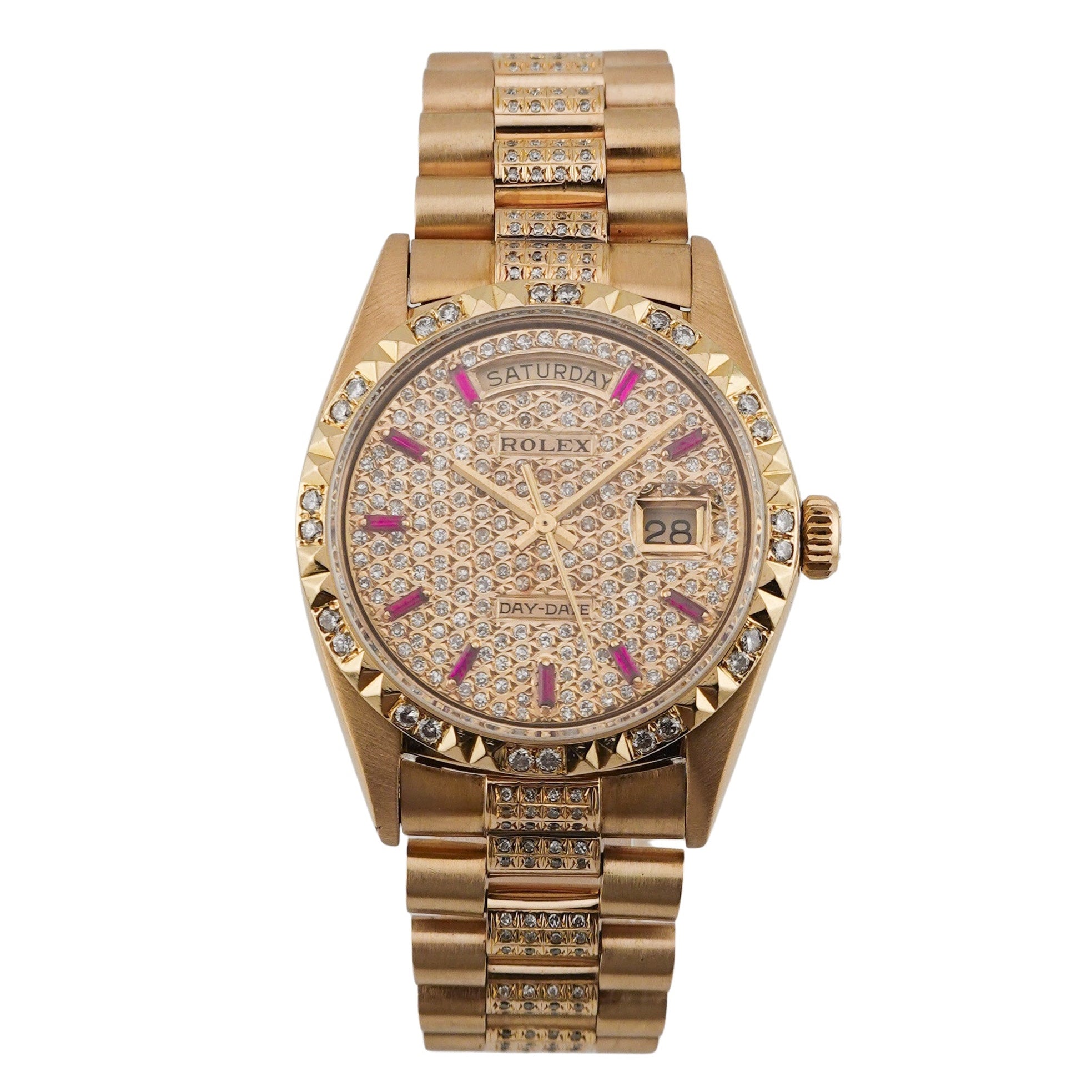 Rolex Day-Date 36 Gelbgold 1803 - 1970 - CUSTOM SETTING