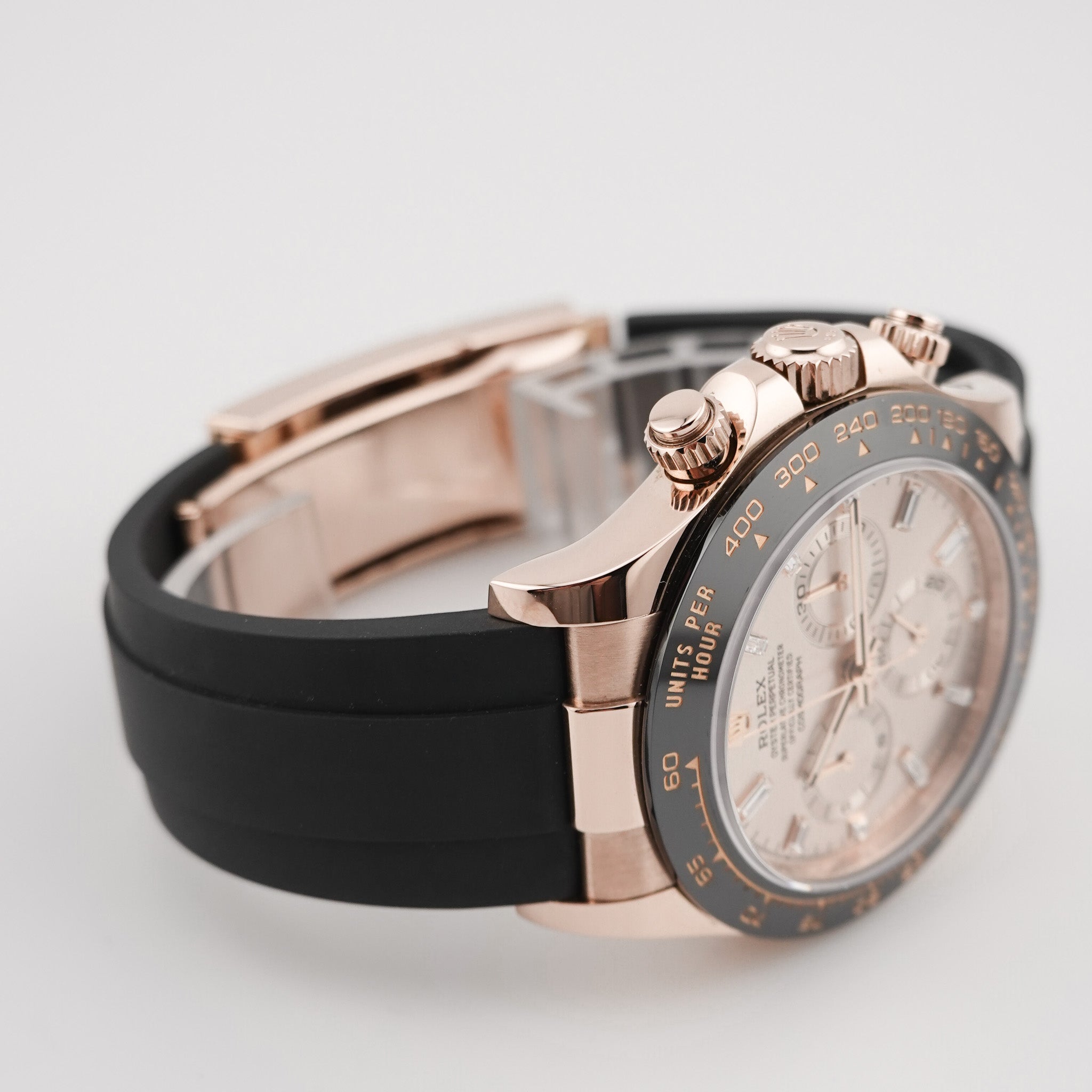 Rolex Daytona - 116515LN - Rose Gold - 2022 - Sundust Baguette