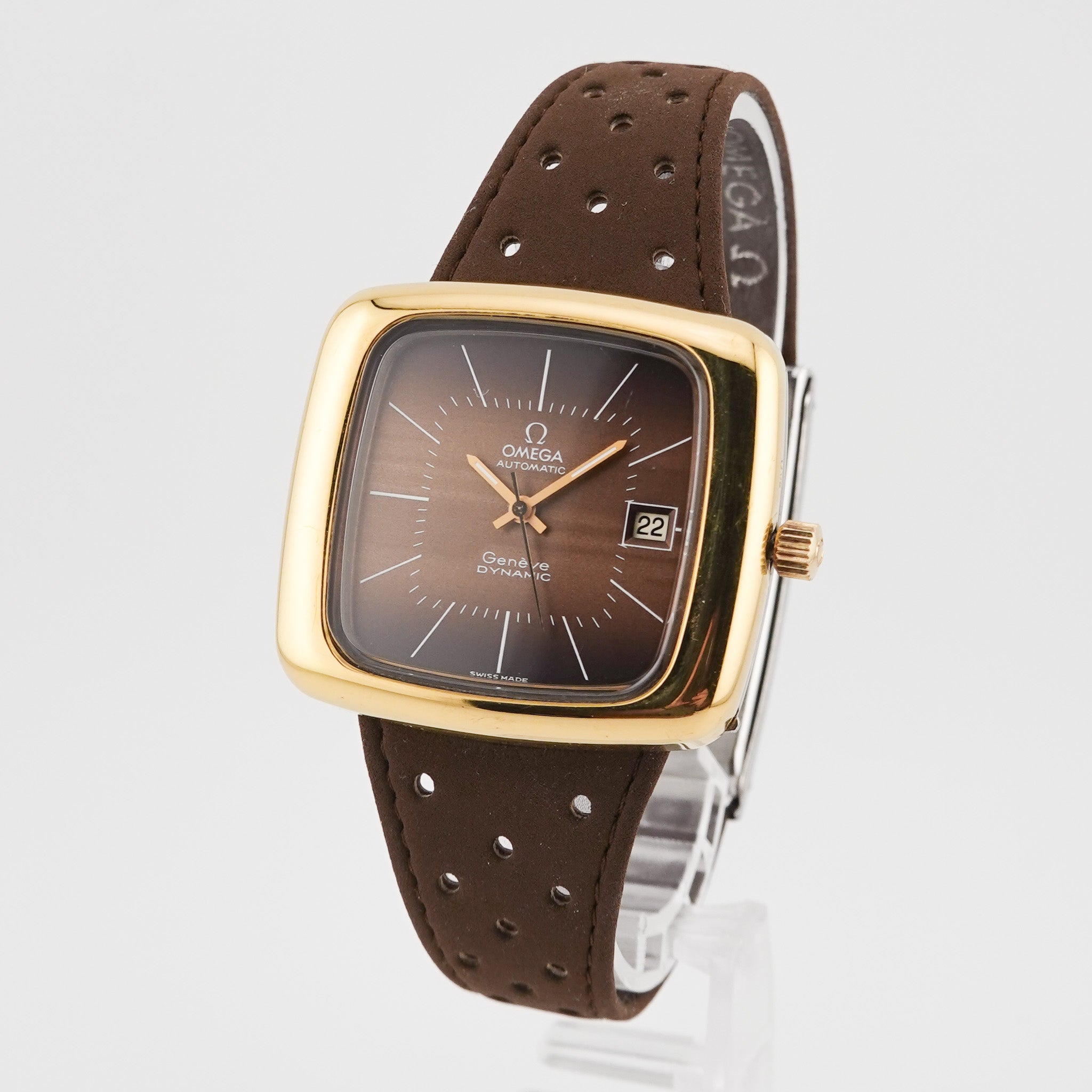 Omega Geneve Dynamic "TV" Jumbo - 166.0189 - vergoldet
