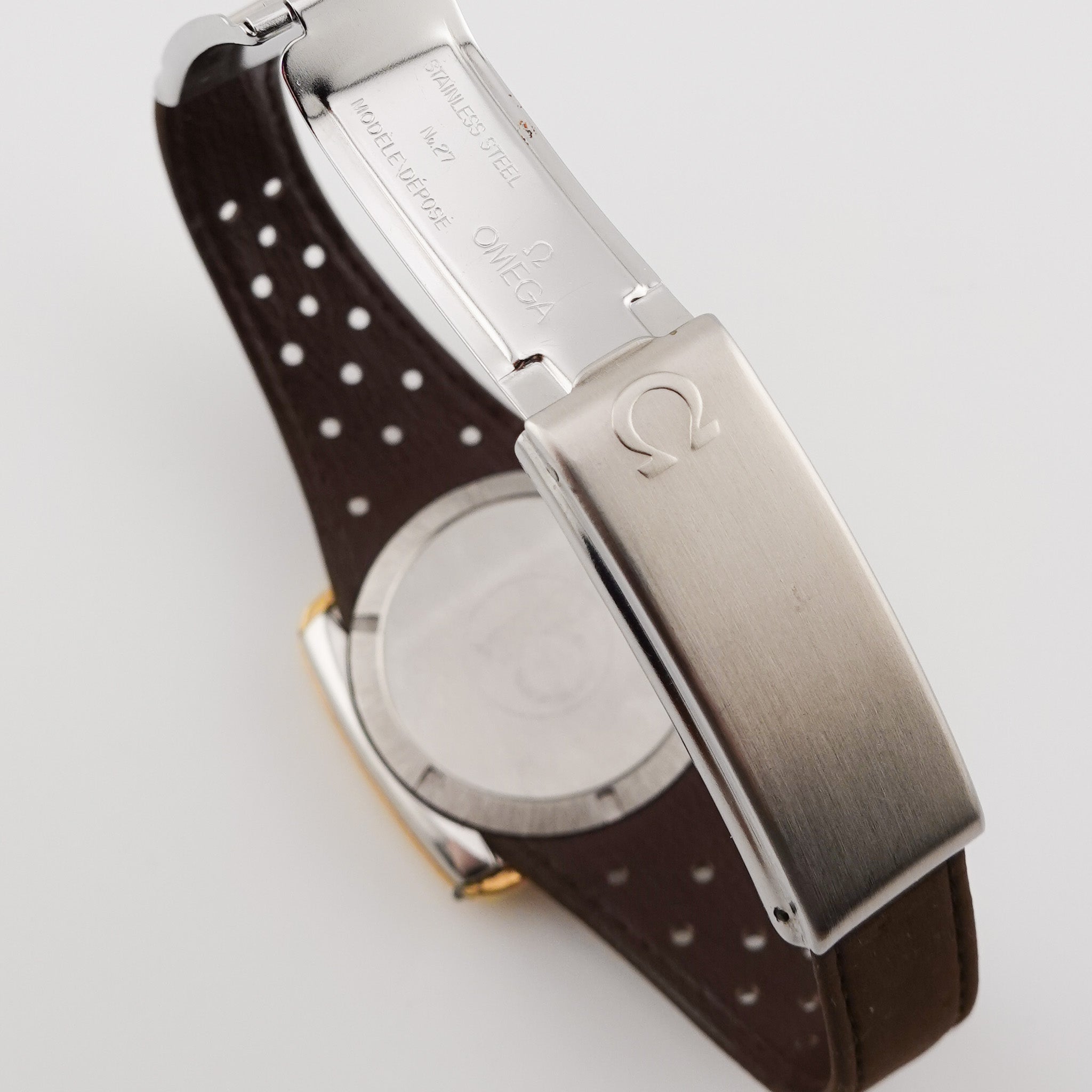 Omega Geneve Dynamic "TV" Jumbo - 166.0189 - vergoldet