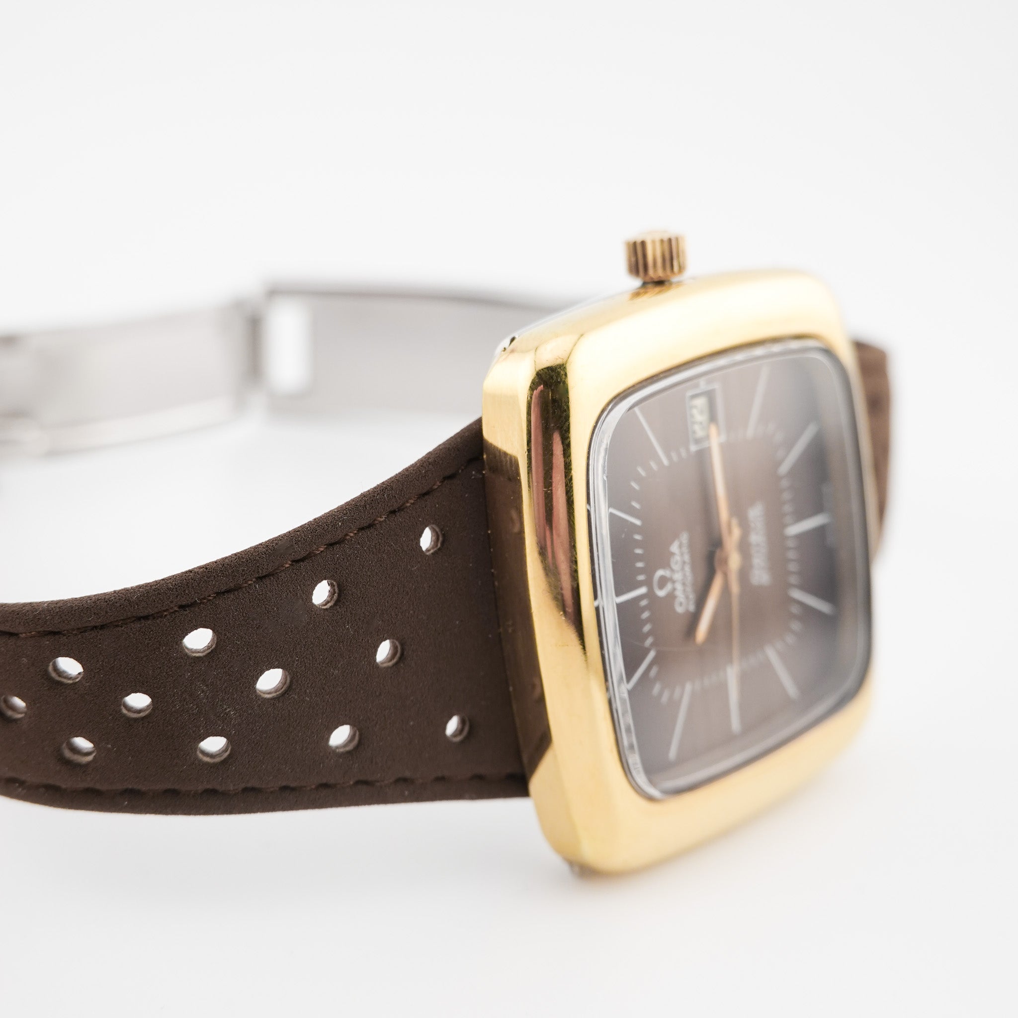 Omega Geneve Dynamic "TV" Jumbo - 166.0189 - vergoldet