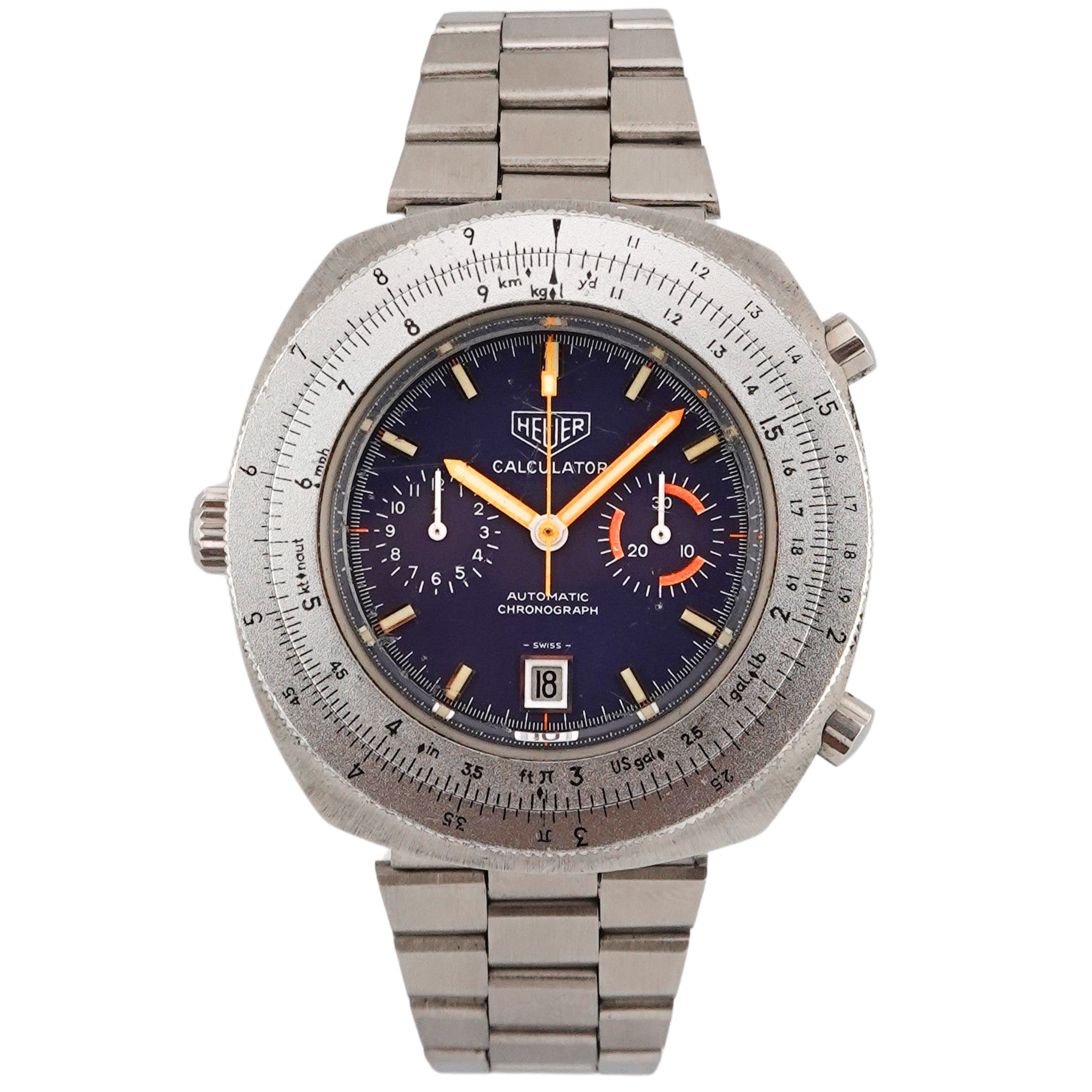 Heuer Calculator Chronograph 150.633