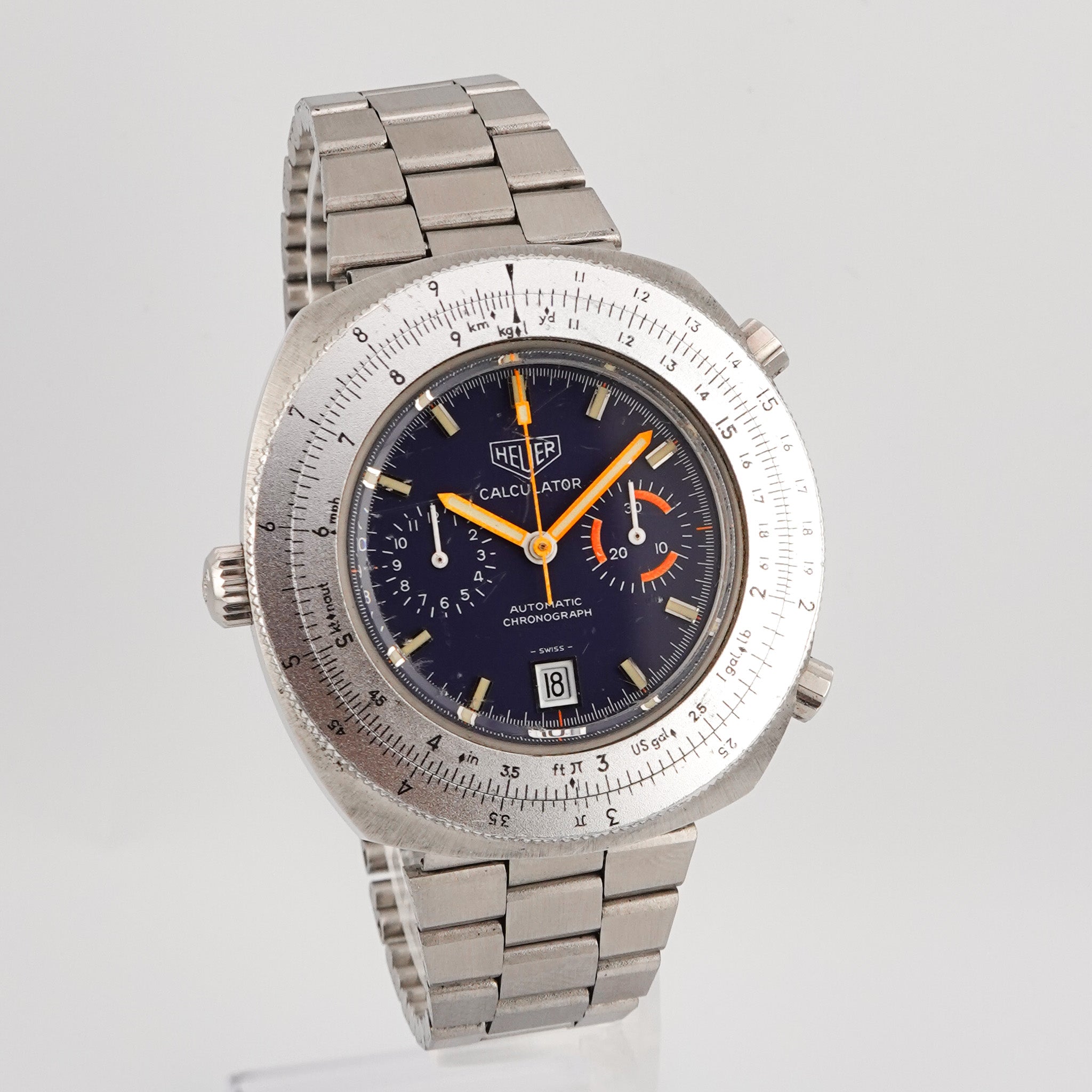Heuer Calculator Chronograph 150.633
