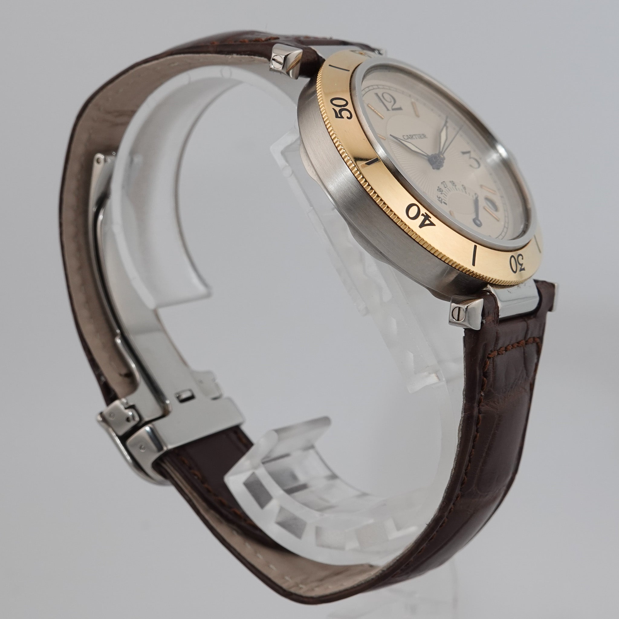 Cartier Pasha Power Reserve - Stahl / Gold 1999