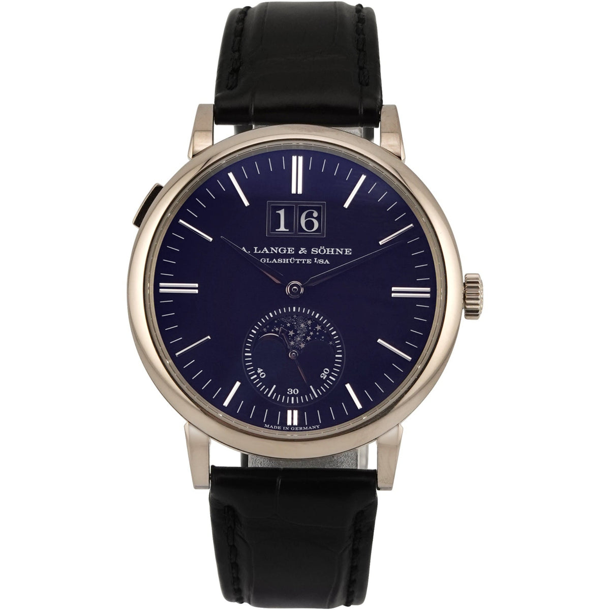 A. Lange & Söhne Saxonia Moon Phase Weißgold 384.029 - 2018