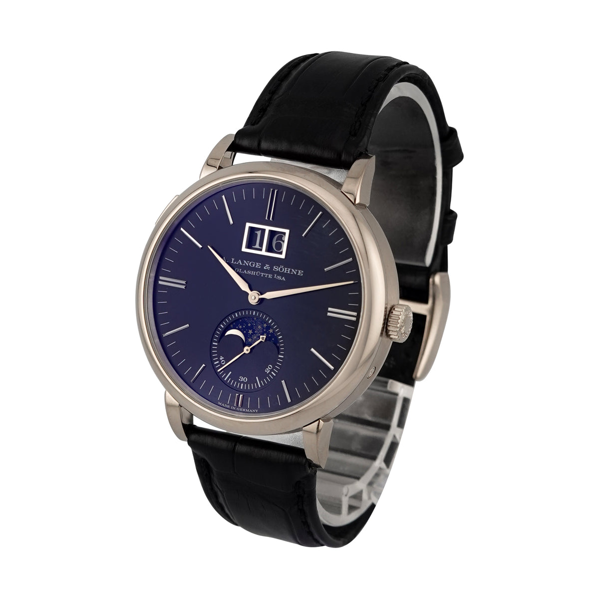 A. Lange & Söhne Saxonia Moon Phase Weißgold 384.029 - 2018