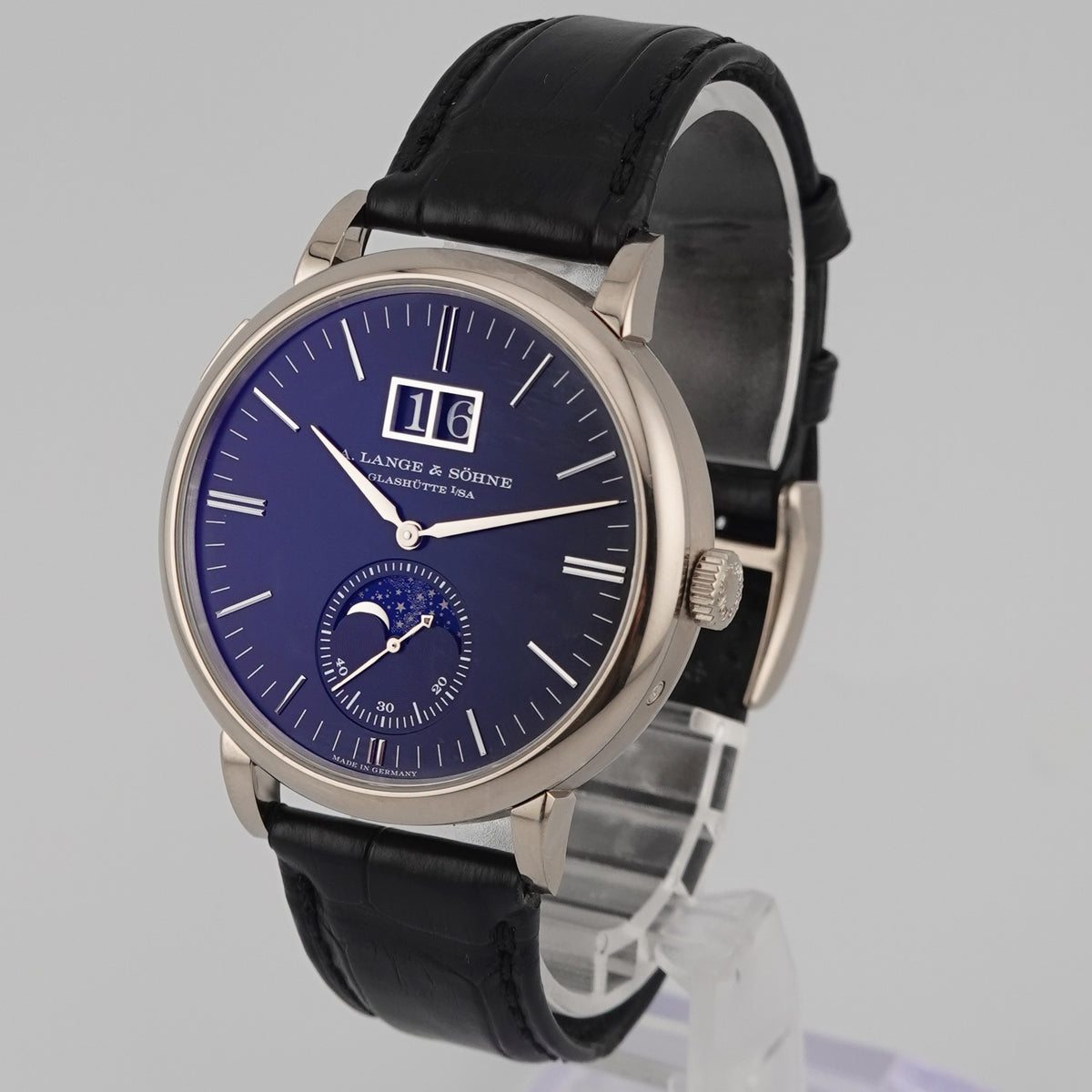 A. Lange & Söhne Saxonia Moon Phase Weißgold 384.029 - 2018