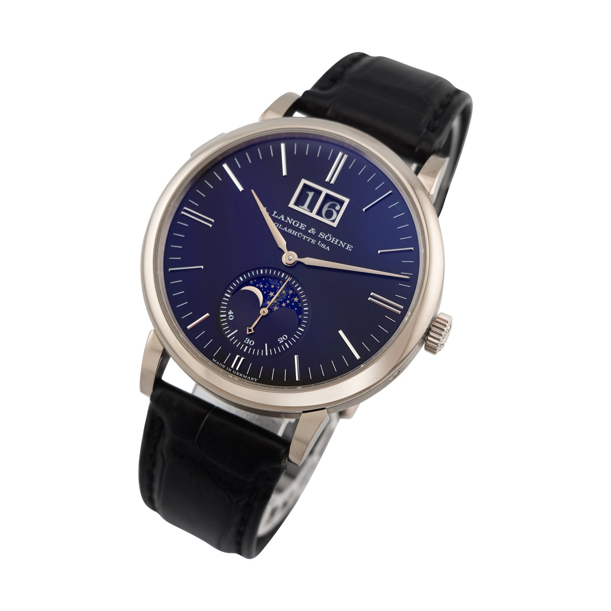 A. Lange & Söhne Saxonia Moon Phase Weißgold 384.029 - 2018