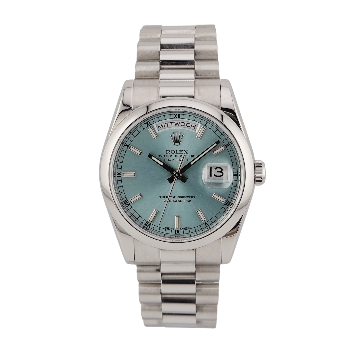 Rolex Day-Date 36 Platin 118209 - 2000 - only watch