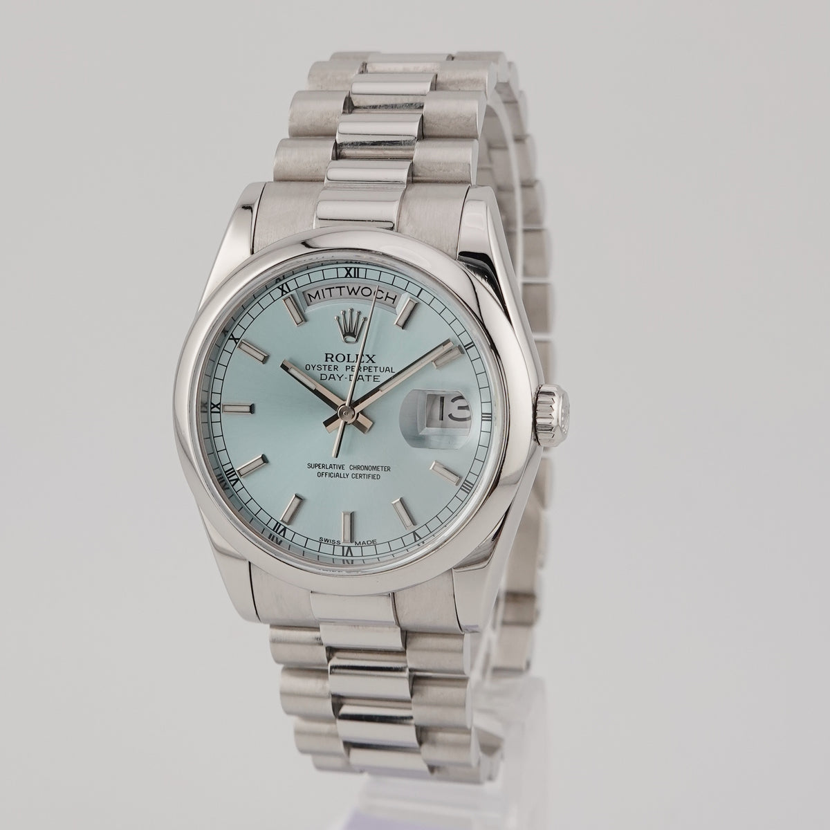 Rolex Day-Date 36 Platin 118209 - 2000 - only watch