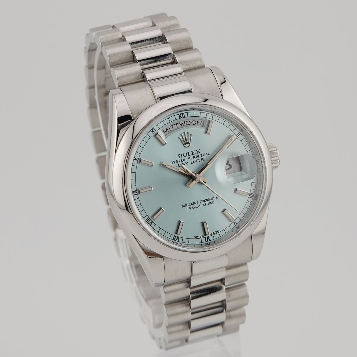 Rolex Day-Date 36 Platin 118209 - 2000 - only watch