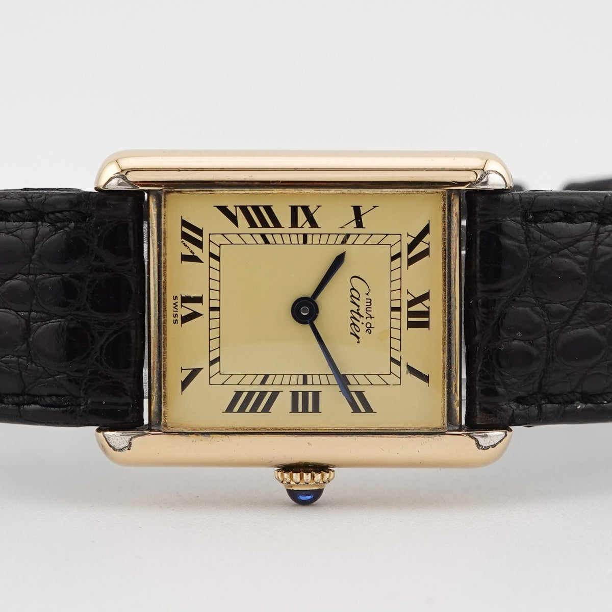 Cartier Tank Handaufzug  "vergoldet"