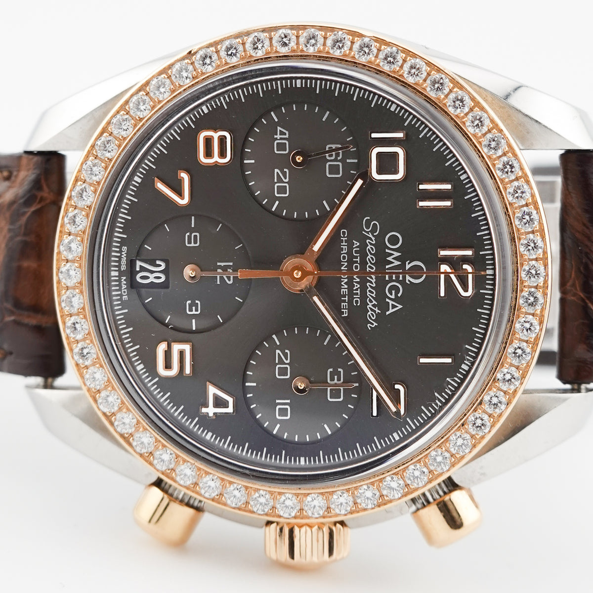 Omega Speedmaster Stahl / Rosé 324.28.38.40.06.001 Factory Setting