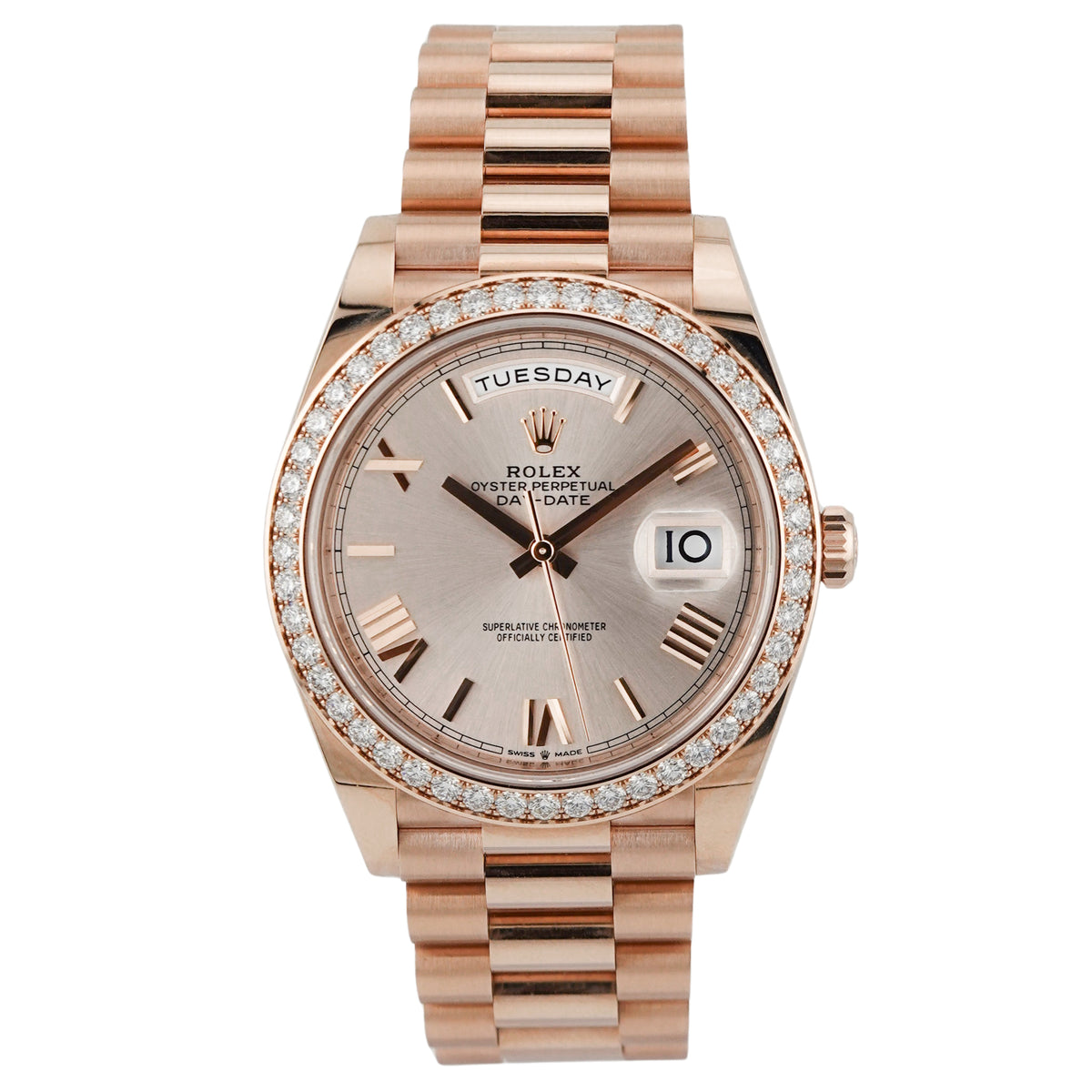 Day Date 40 Roségold 228345RBR Factory Setting - 2022