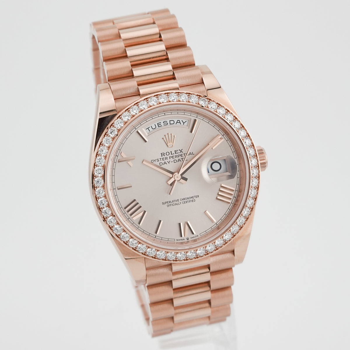 Day Date 40 Roségold 228345RBR Factory Setting - 2022