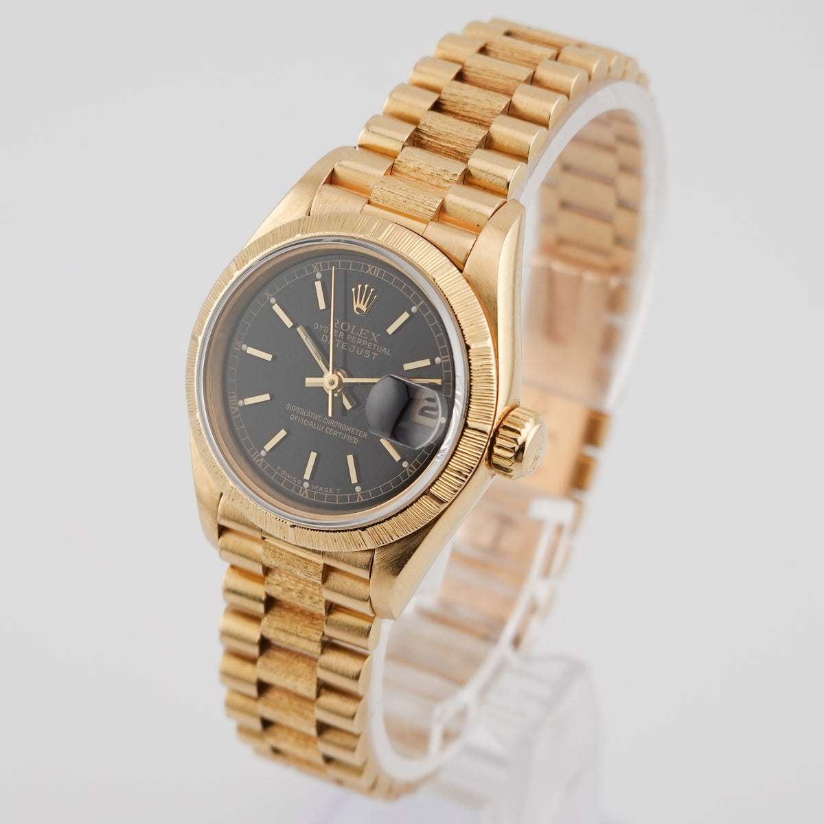 Rolex Lady-Datejust 26 Gelbgold 69278 "Borke"- 1991