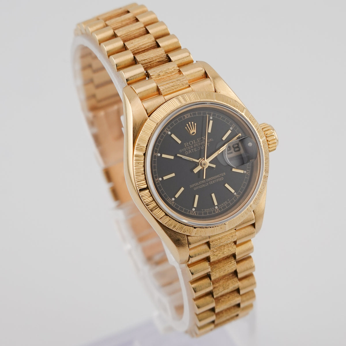 Rolex Lady-Datejust 26 Gelbgold 69278 "Borke"- 1991